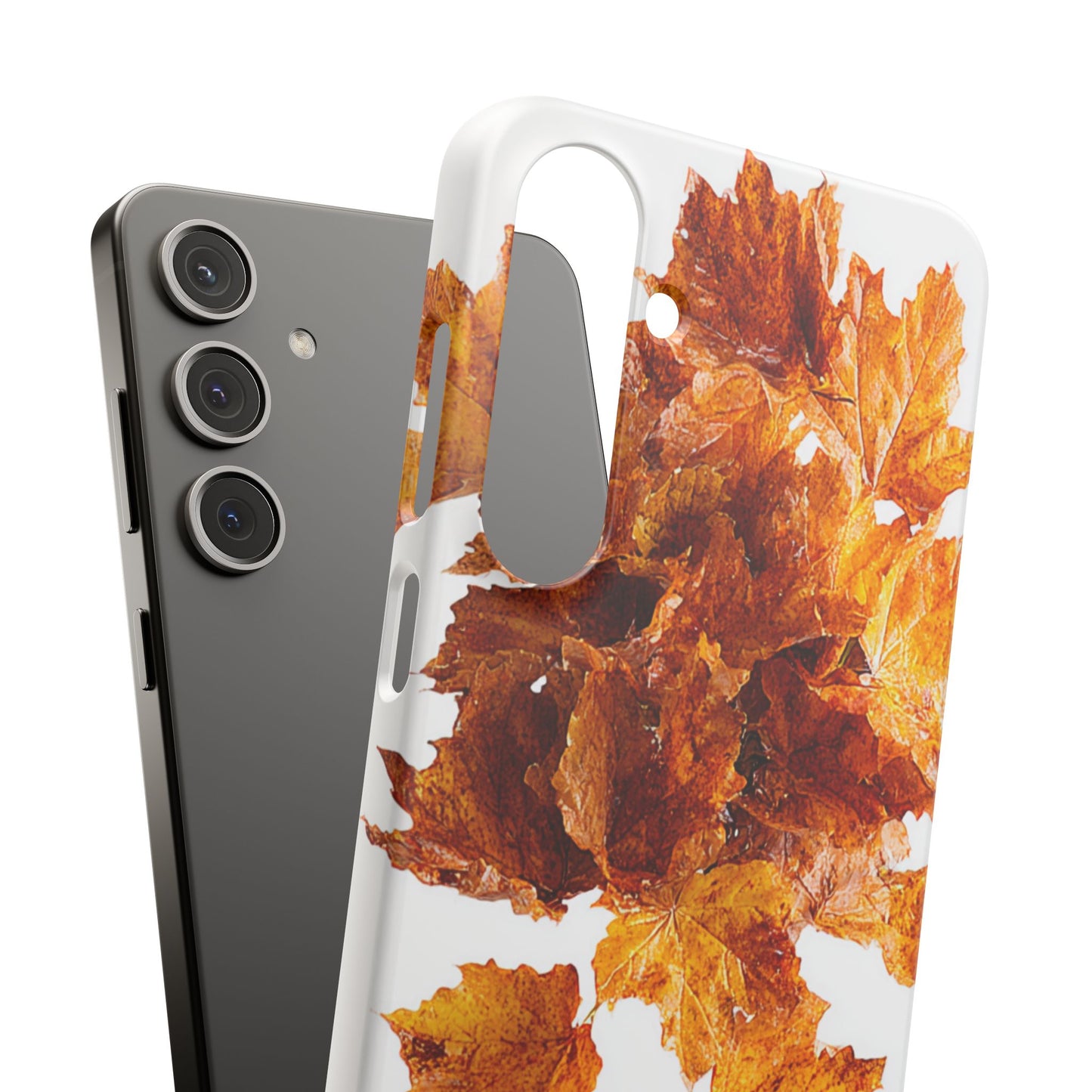 Autumn Leaf Phone Case | Fall Snap Cases, Phone Accessories, Nature Lover Gift, Seasonal Decor, Cozy Fall Vibes