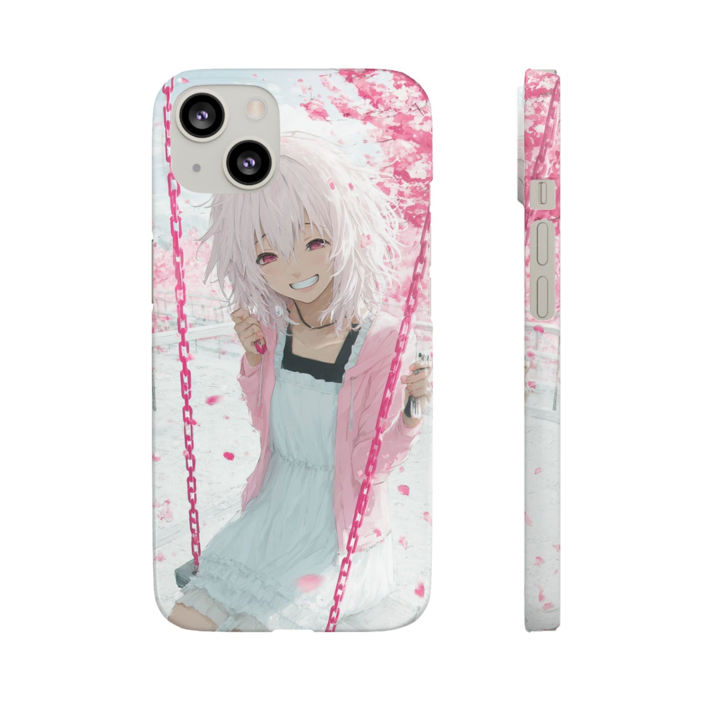 Anime Character Snap Cases for Phone, Cute Aesthetic Phone Cover, Gifts for Otaku, Floral Design, Unique Phone Cases