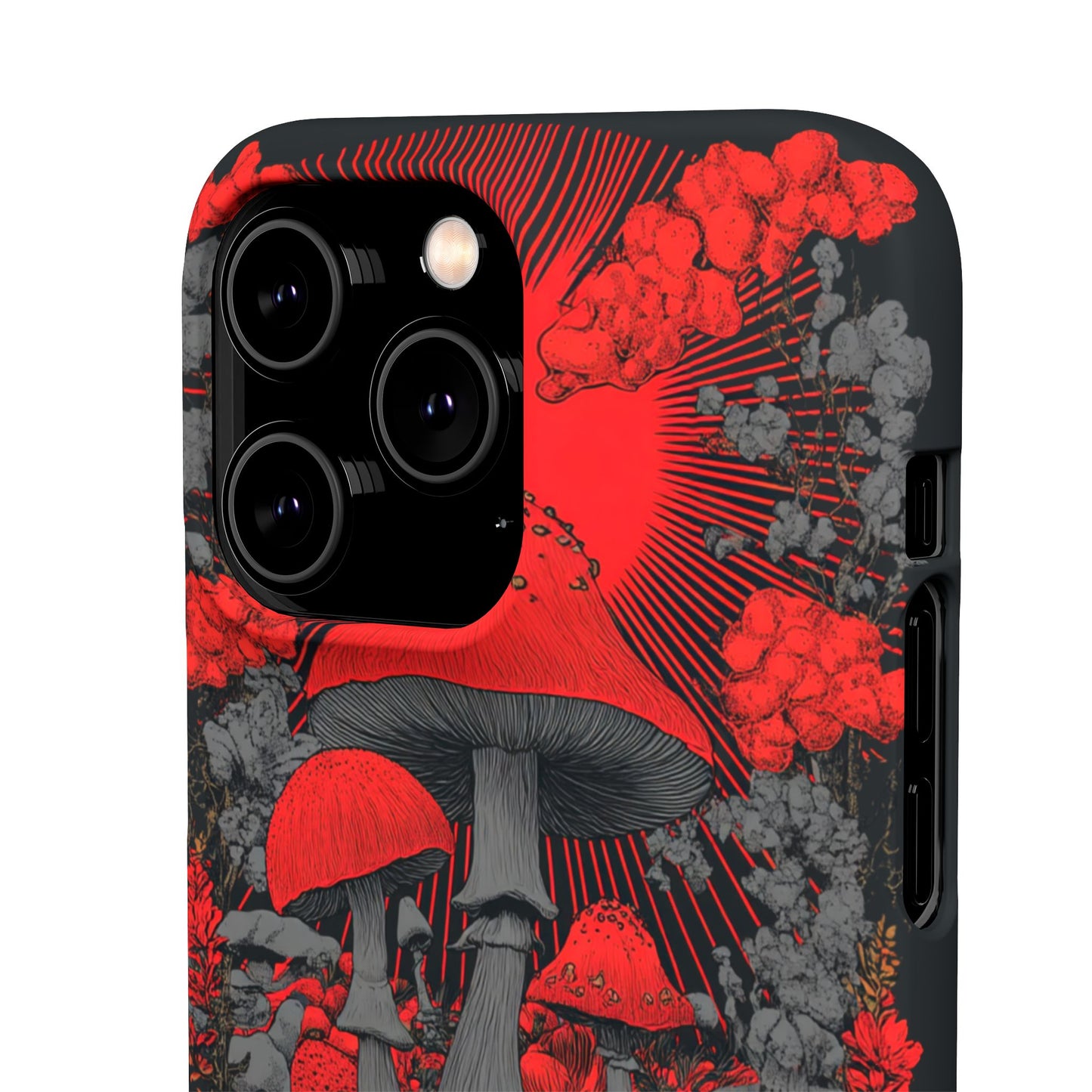 Fantasy Mushroom Snap Case Custom Phone Cover for iPhone and Samsung Mate and Glossy Avvialable