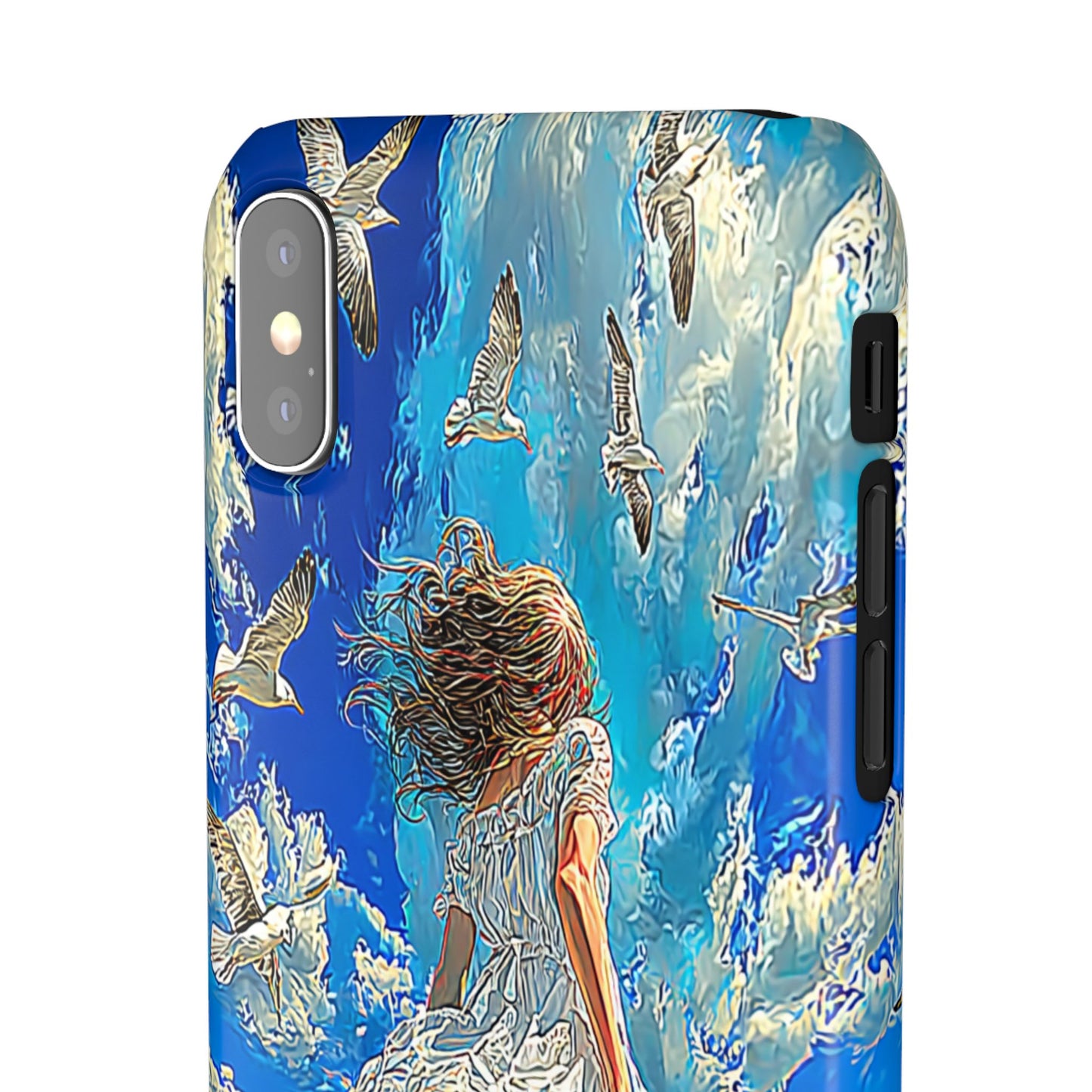 Dreamy Seaside Snap Case, Ocean Waves Phone Cover, Summer Vibe Gift, Cute Aesthetic Accessory, Beach Lover Case