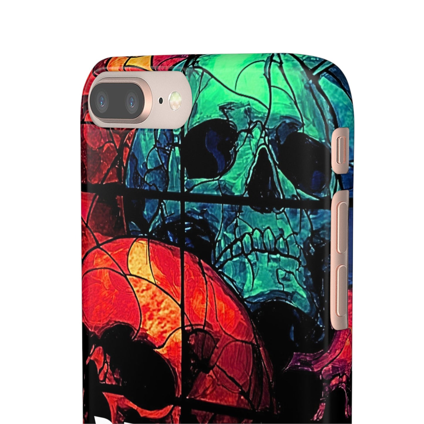 Halloween Custom Requiem Skull Snap Case Phone Cover for iPhone and Samsung