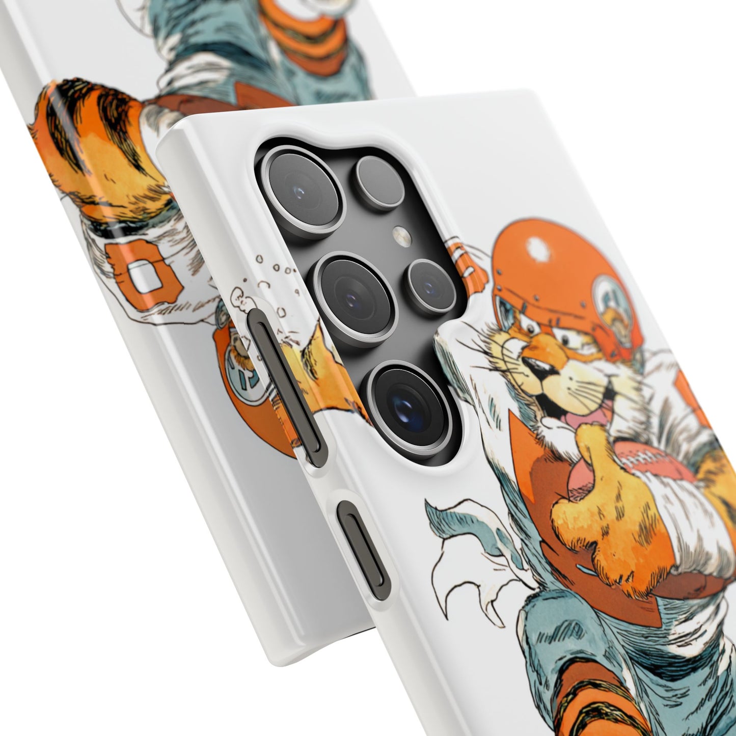 Cincinnati Bengals Snap Cases, Football Fans Phone Case, Tiger Cartoon Art Design, Football Lover Gift, Protective Phone Cover