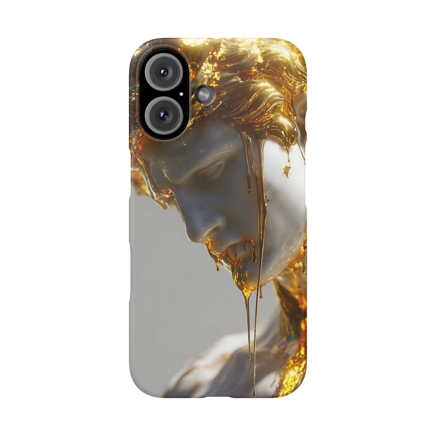 Gold Goddess Art Snap Case, Artistic Phone Cover, Unique Phone Accessory, Gift for Art Lovers, Stylish Protection