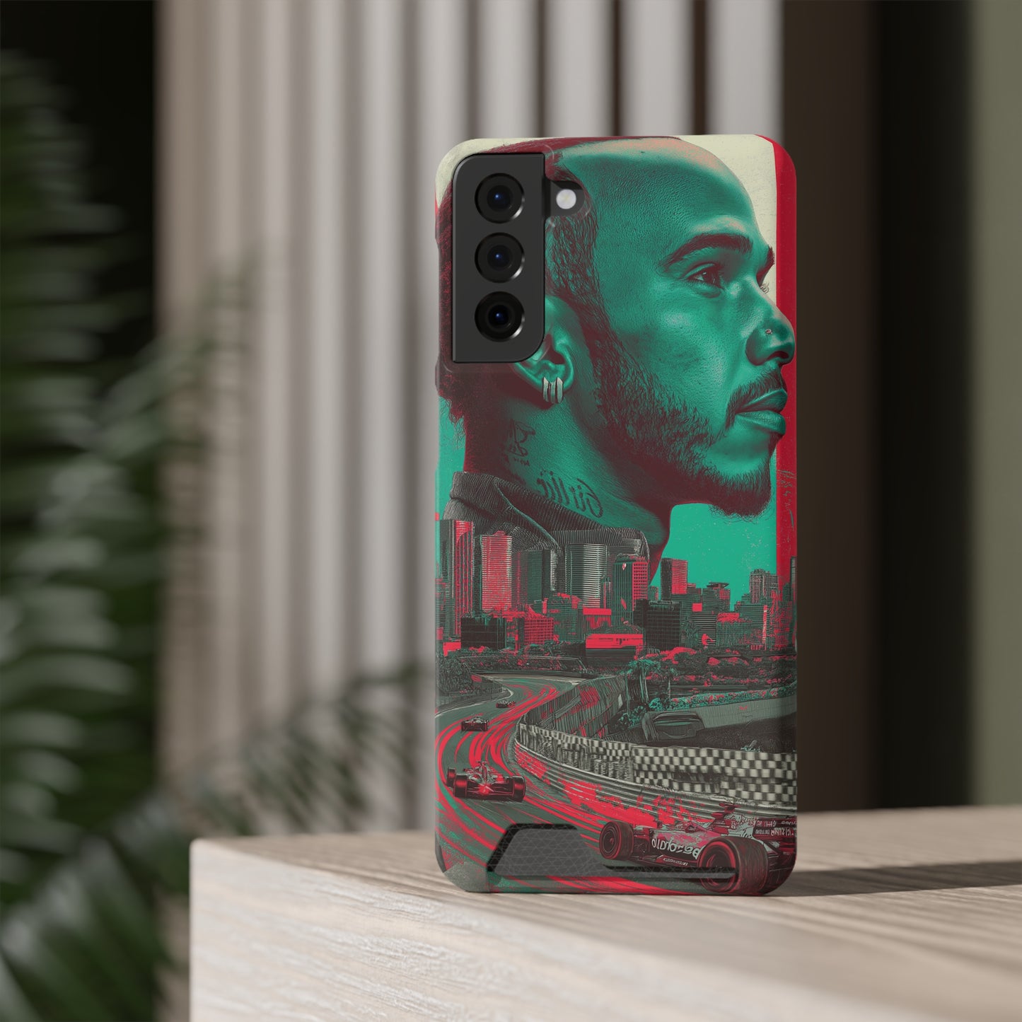 Racing Phone Case, Card Holder Case, Sports Phone Cover, Gift for Car Enthusiasts, Personalized Cell Phone Protector