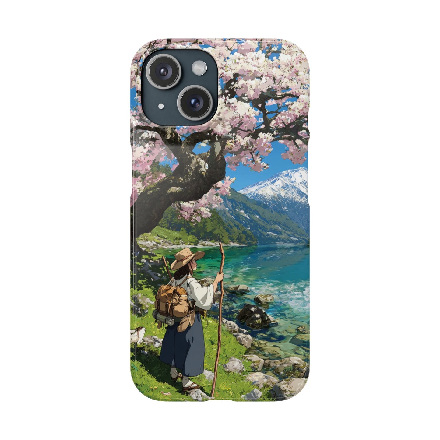 Nature-Inspired Snap Cases for Phone Protection, Floral Phone Covers, Cherry Blossom Aesthetic, Gifts for Nature Lovers, Spring Accessories