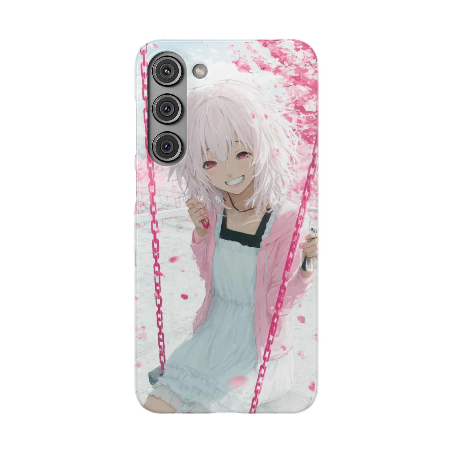 Anime Character Snap Cases for Phone, Cute Aesthetic Phone Cover, Gifts for Otaku, Floral Design, Unique Phone Cases