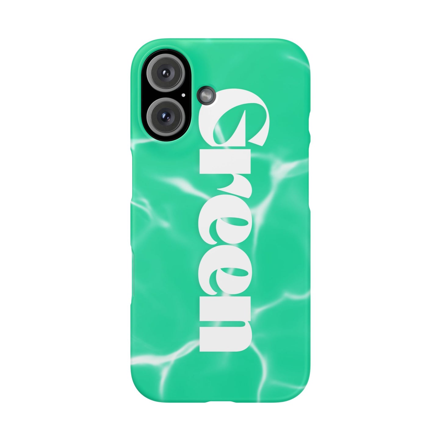 Aqua Pool Vibe Snap Case, Tropical Phone Cover, Summer Accessory, Trendy Gift for Friends, Beach Lover's Essential