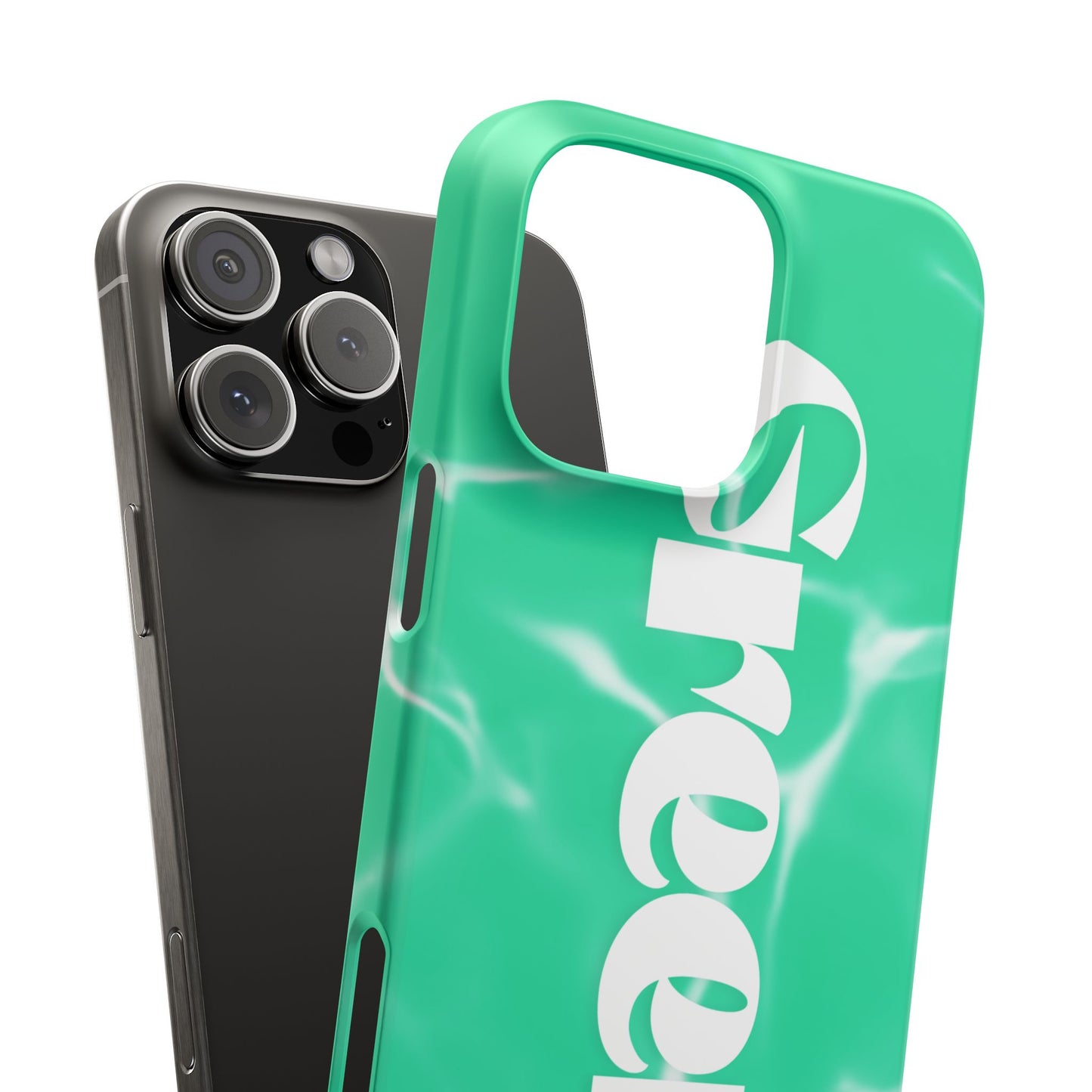 Aqua Pool Vibe Snap Case, Tropical Phone Cover, Summer Accessory, Trendy Gift for Friends, Beach Lover's Essential