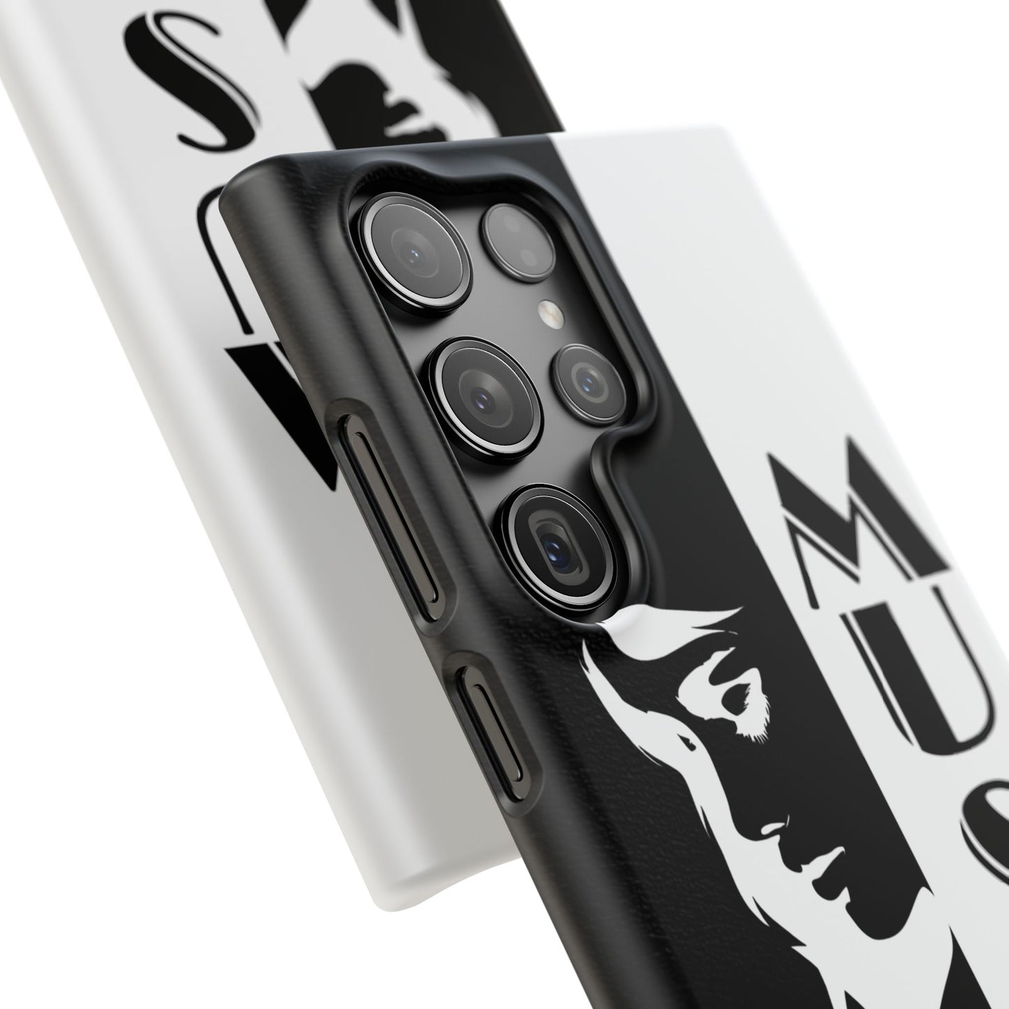 Black And White Bold Muse Snap Case Cover for iPhone and Samsung