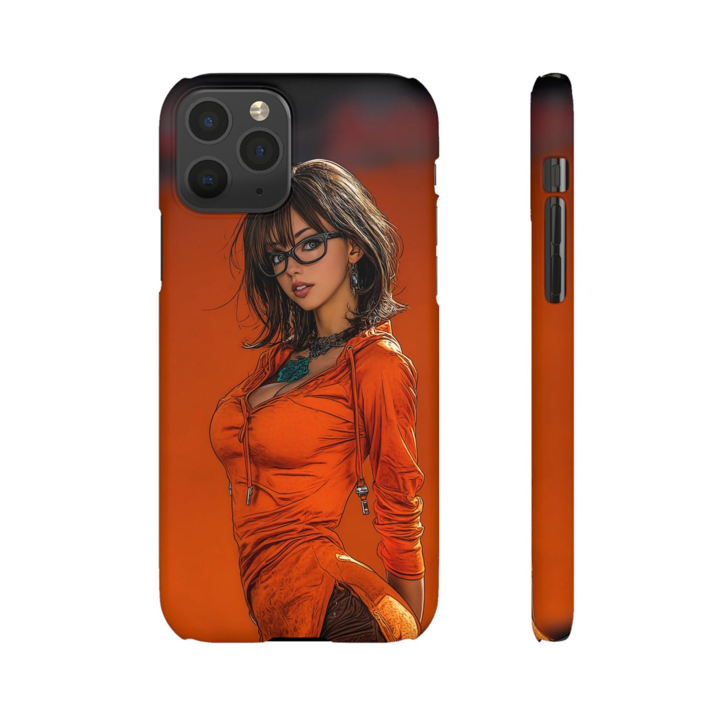 Velma Dinkley Cleveland Browns Fan Snap Cases, Phone Cover, Cartoon Style Art, Custom Case, Protective Shell