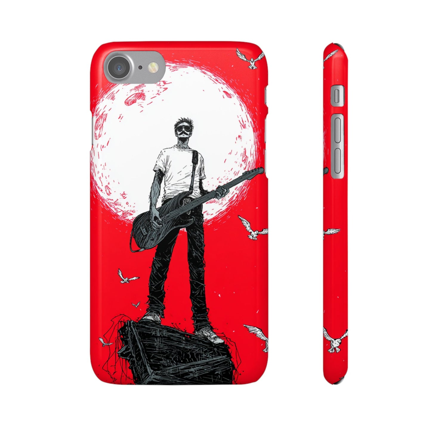 Rock & Roll Snap Cases - Music Lover's Phone Protection, Edgy Art, Gift for Guitarists, Cool Accessory for Teens
