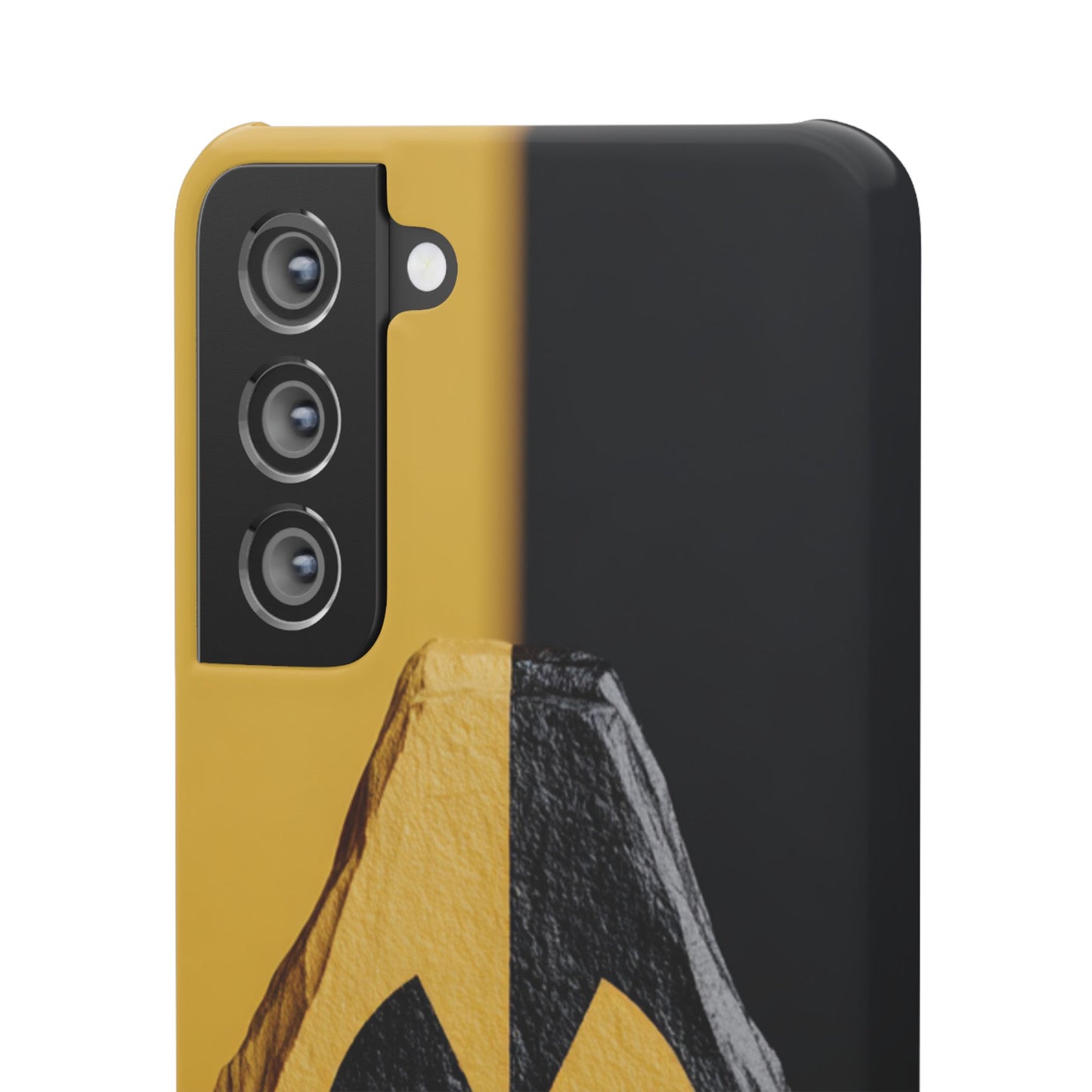 Bold Graphic Snap Case, Radiation Symbol Phone Cover, Trendy Phone Accessory, Unique Gift for Tech Lovers, Stylish Mobile Case