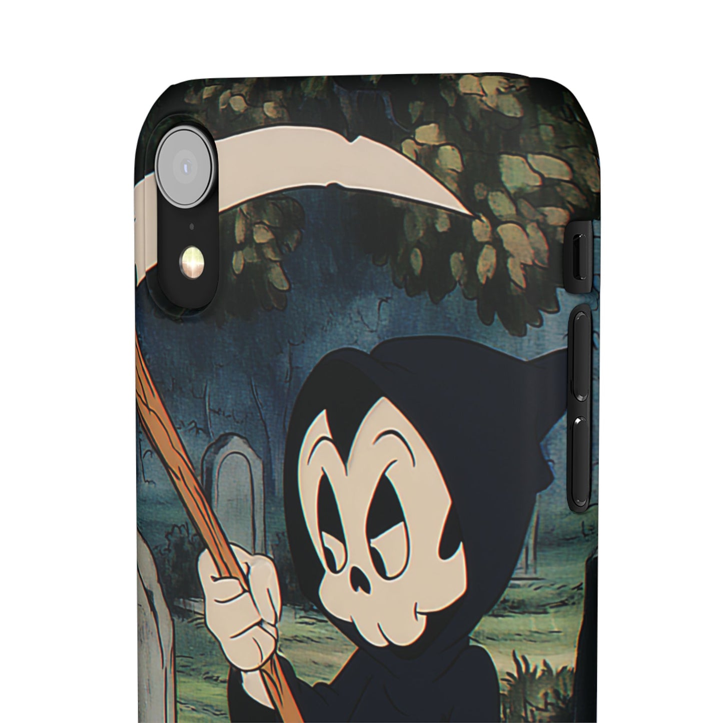 Grim Reaper Snap Case, Halloween Phone Case, Cute Death Phone Cover, Spooky Accessories, Unique Phone Protector
