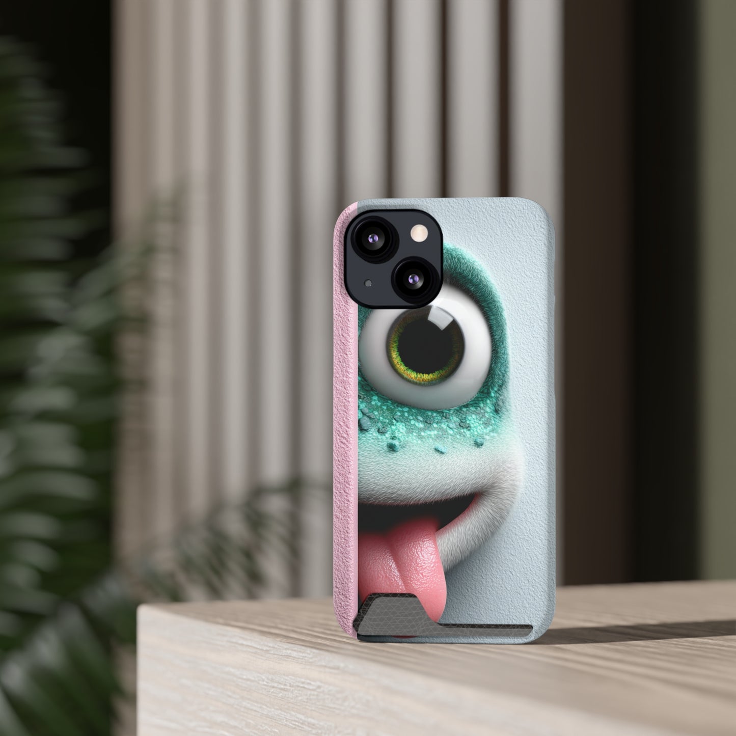 Funky Card Holder Phone Case - Whimsical Design, Cute Gift, Unique Accessories, Fun Mobile Cover, Stylish Phone Protection
