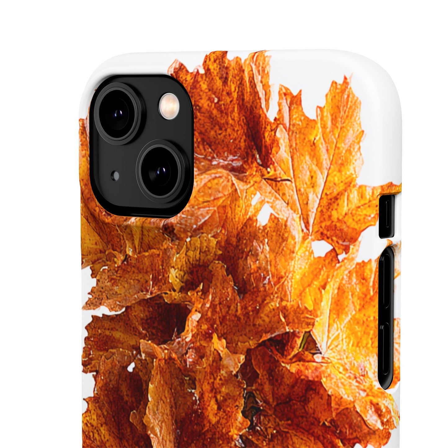 Autumn Leaf Phone Case | Fall Snap Cases, Phone Accessories, Nature Lover Gift, Seasonal Decor, Cozy Fall Vibes