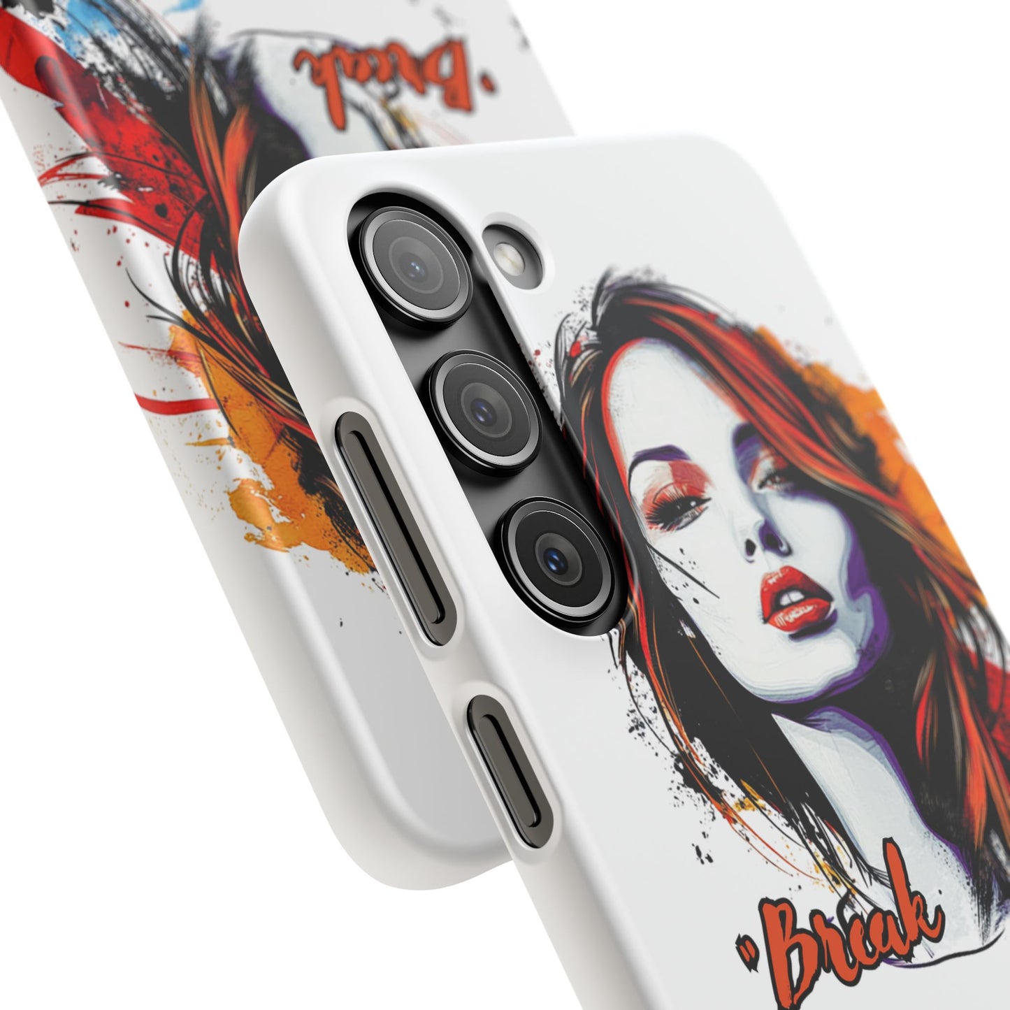 Empowering Art Snap Cases, Phone Cover, Break the Chains of Silence, Unique Gift, Inspirational Tech Accessories