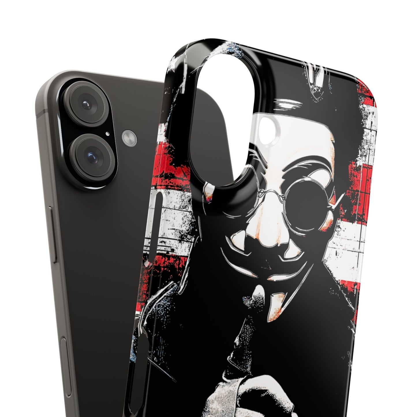 Anonimous & Guy Fawkes Art Snap Case and Protective Phone Cover For iPhone and Samsung