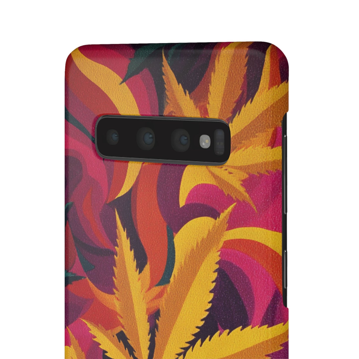 Autumn Vibe Cannabis Snap Case for IPhones and Samsungs Custom