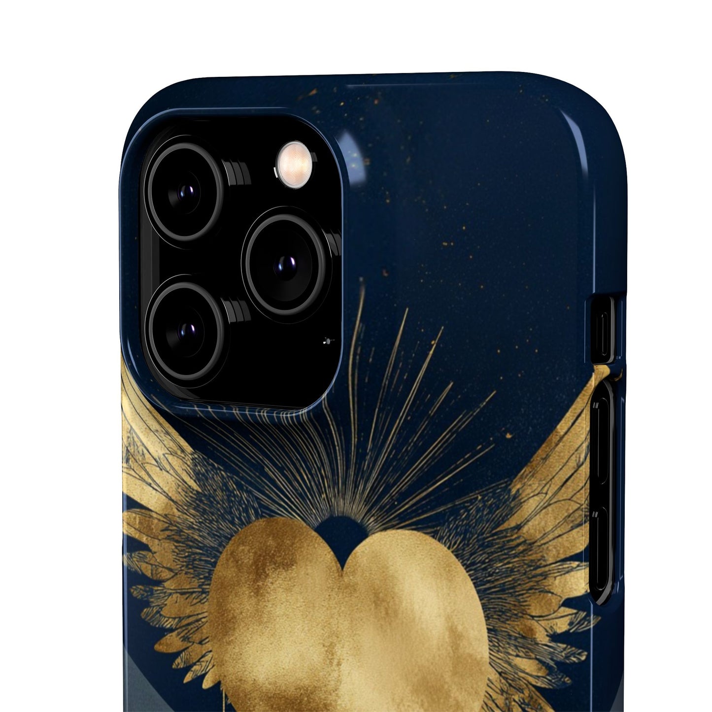 Heart Wing Snap Case, Elegant Phone Cover, Unique Gift, Artistic Accessory, Protective Case for Love and Romance