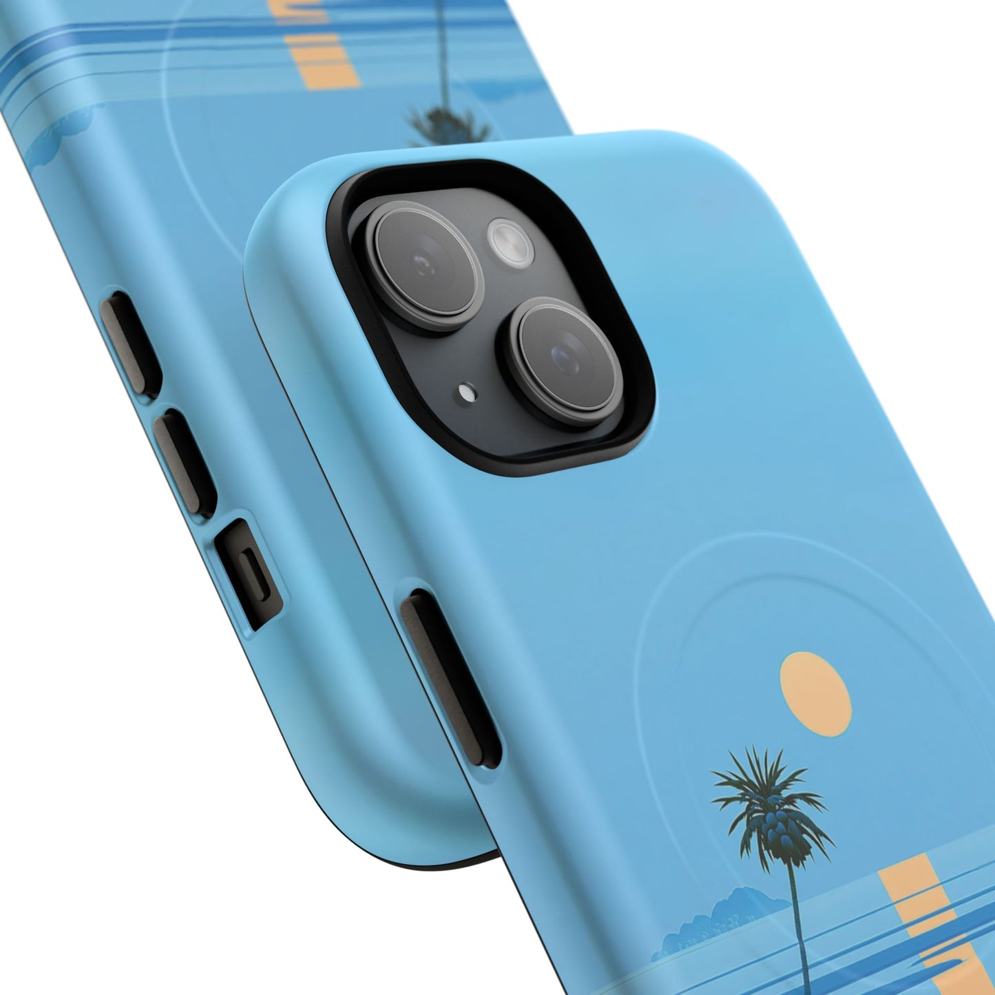 Tough Magnetic Case — Minimal Sunset Palm Phone Cover