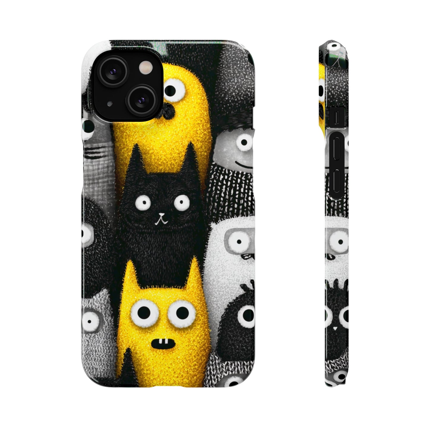 Colorful Character Snap Cases, Cute Phone Cover, Unique Gift for Kids, Fun Accessory, Perfect for Birthdays, Holidays