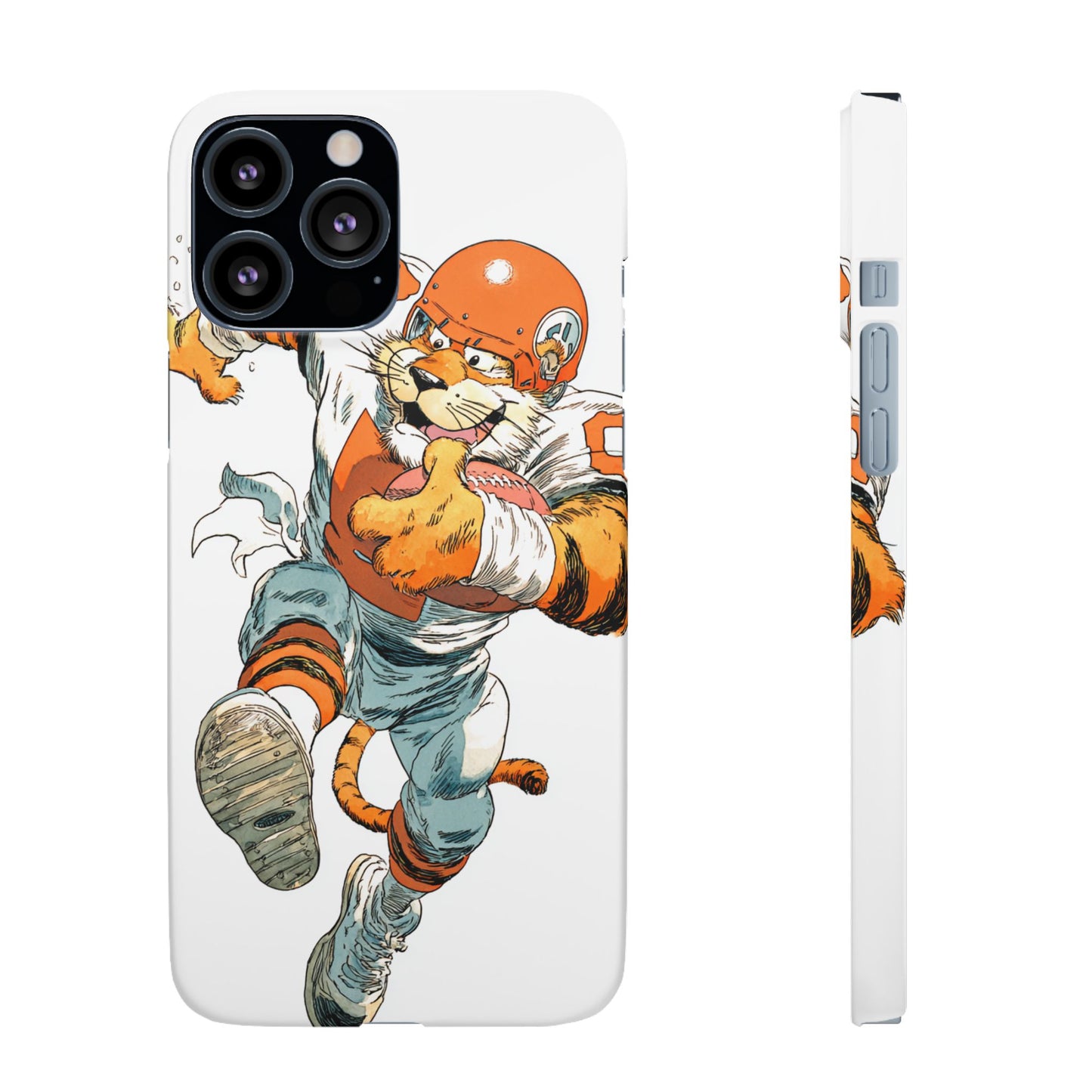 Cincinnati Bengals Snap Cases, Football Fans Phone Case, Tiger Cartoon Art Design, Football Lover Gift, Protective Phone Cover