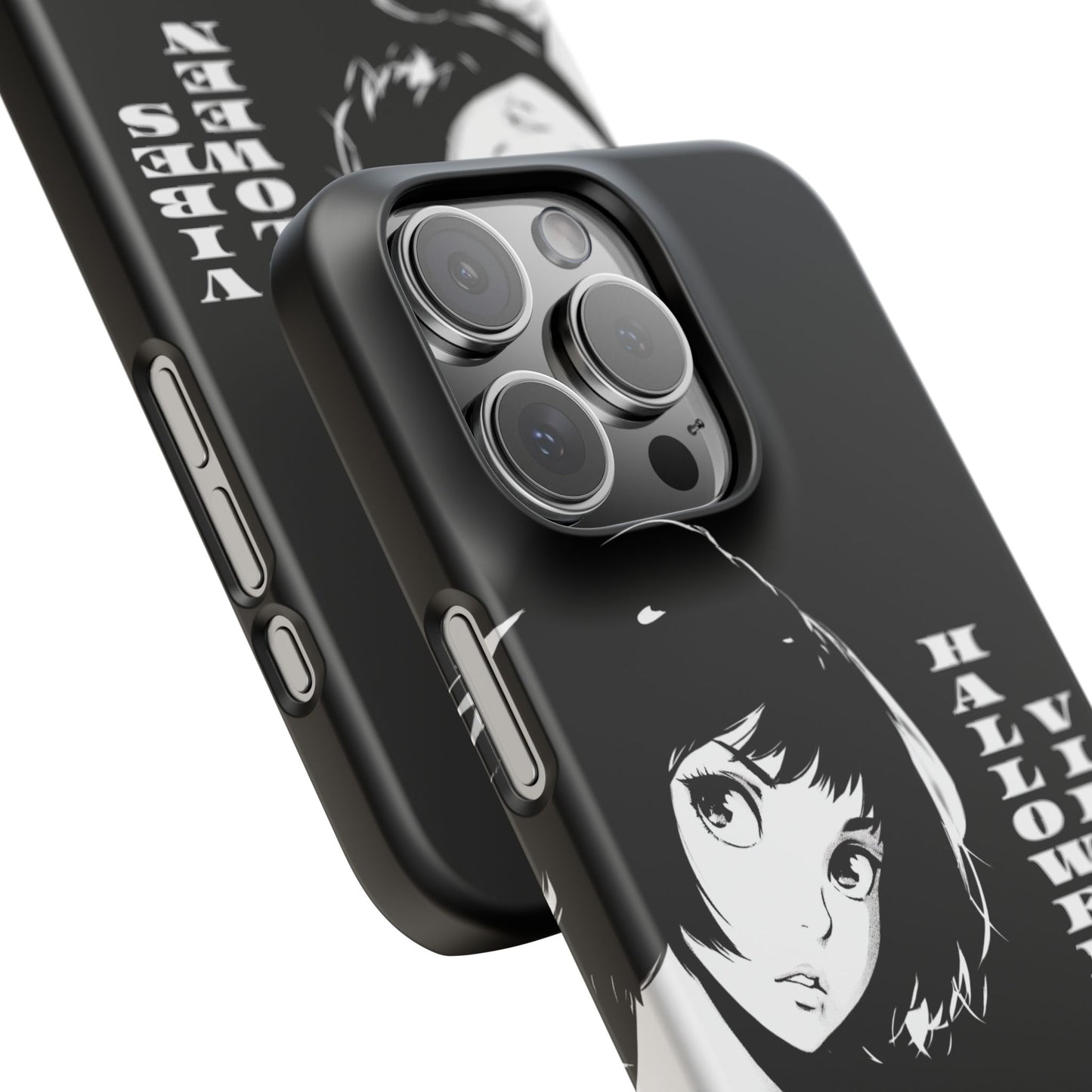 Halloween Vibes Snap Case Black and White Protective Phone Cover for iPhone and Samsung