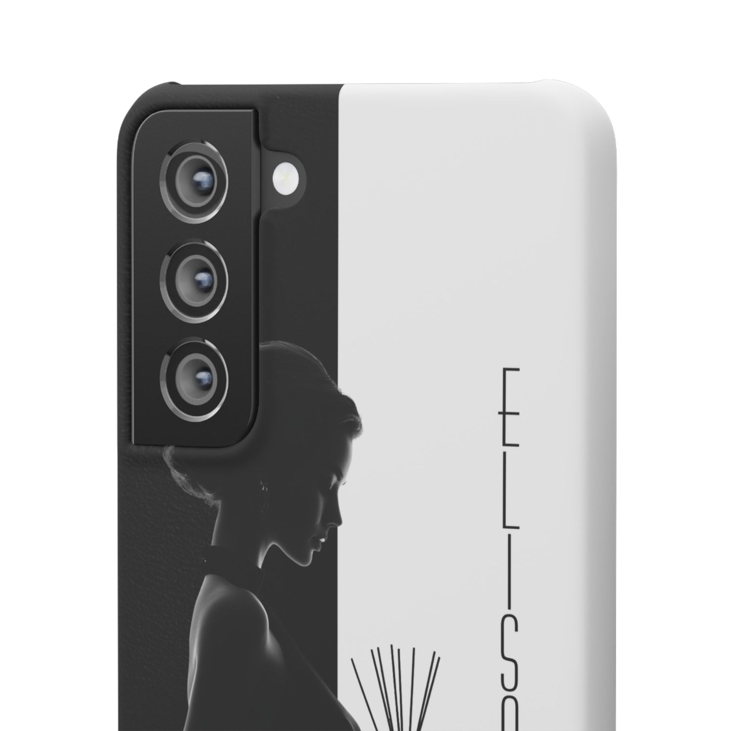 Custom Black and White Snap Case for Women Phone Cover for iPhone and Samsung