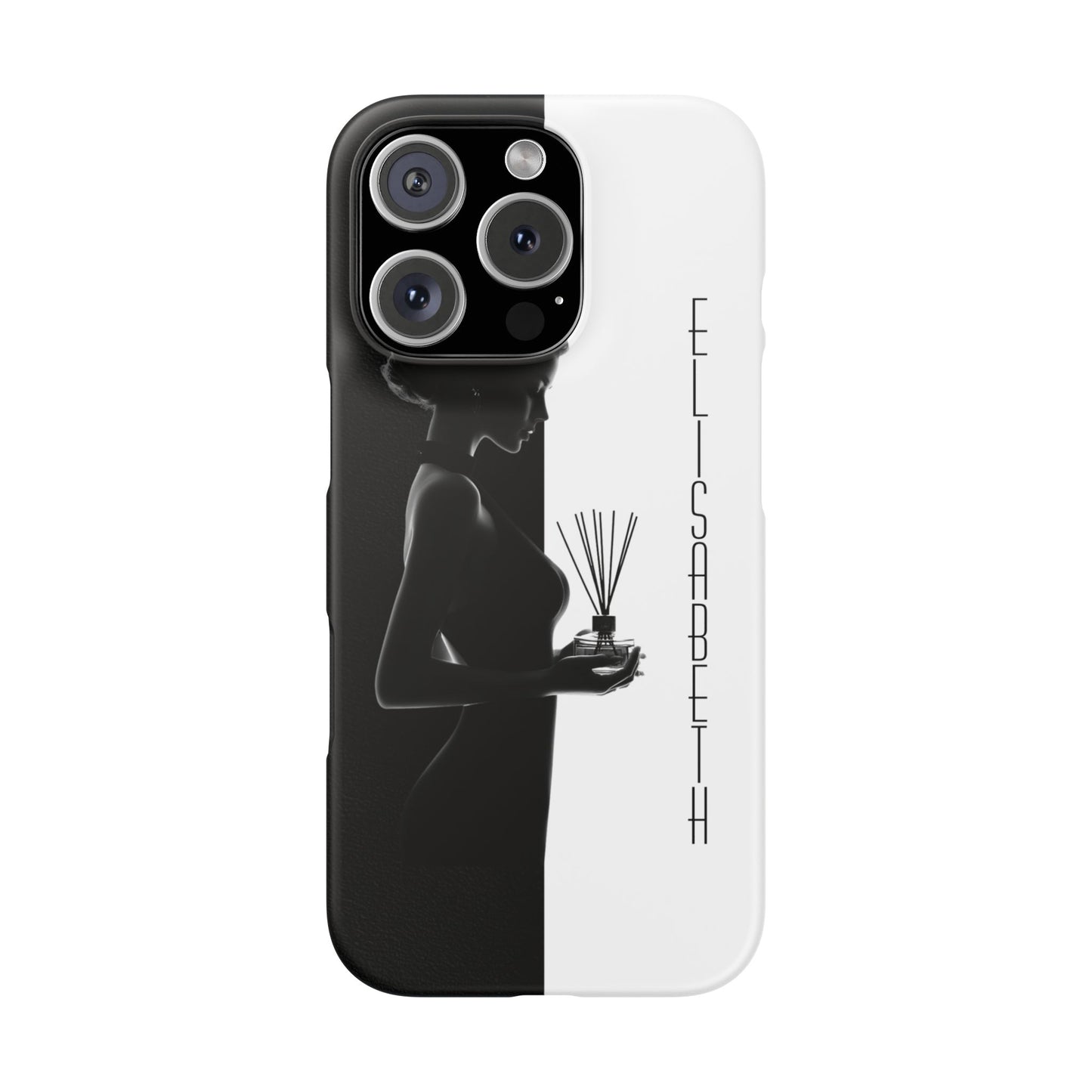 Custom Black and White Snap Case for Women Phone Cover for iPhone and Samsung