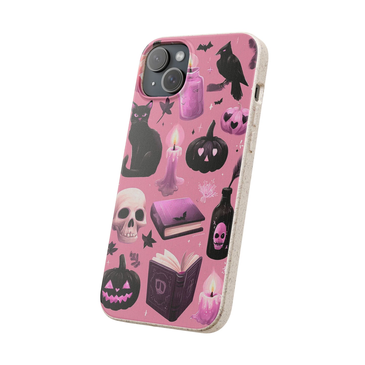 Halloween-Inspired Biodegradable Phone Case, Eco-Friendly Cell Phone Cover, Cute Goth Aesthetic Gift, Sustainable Halloween Decor, [...]
