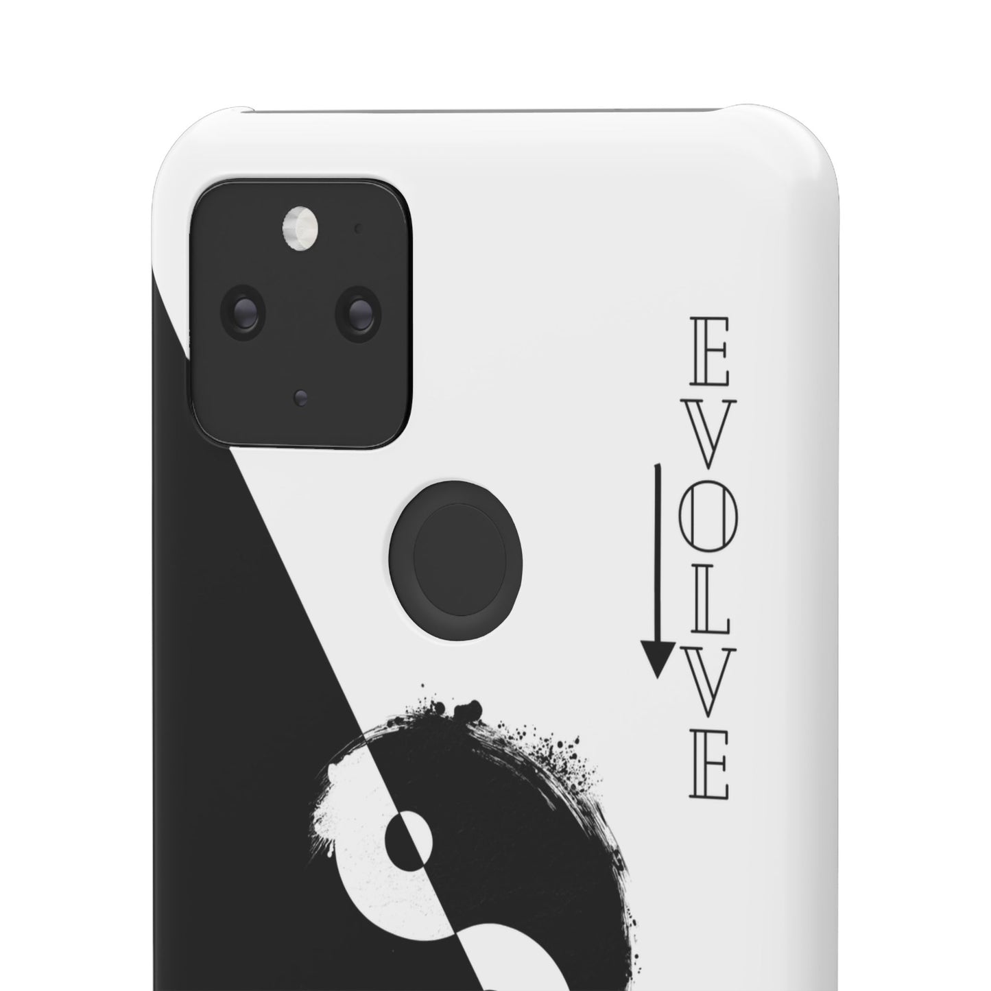 Yin Yang Evolve Black and White Snap Case Cover for iPhone and Samsung