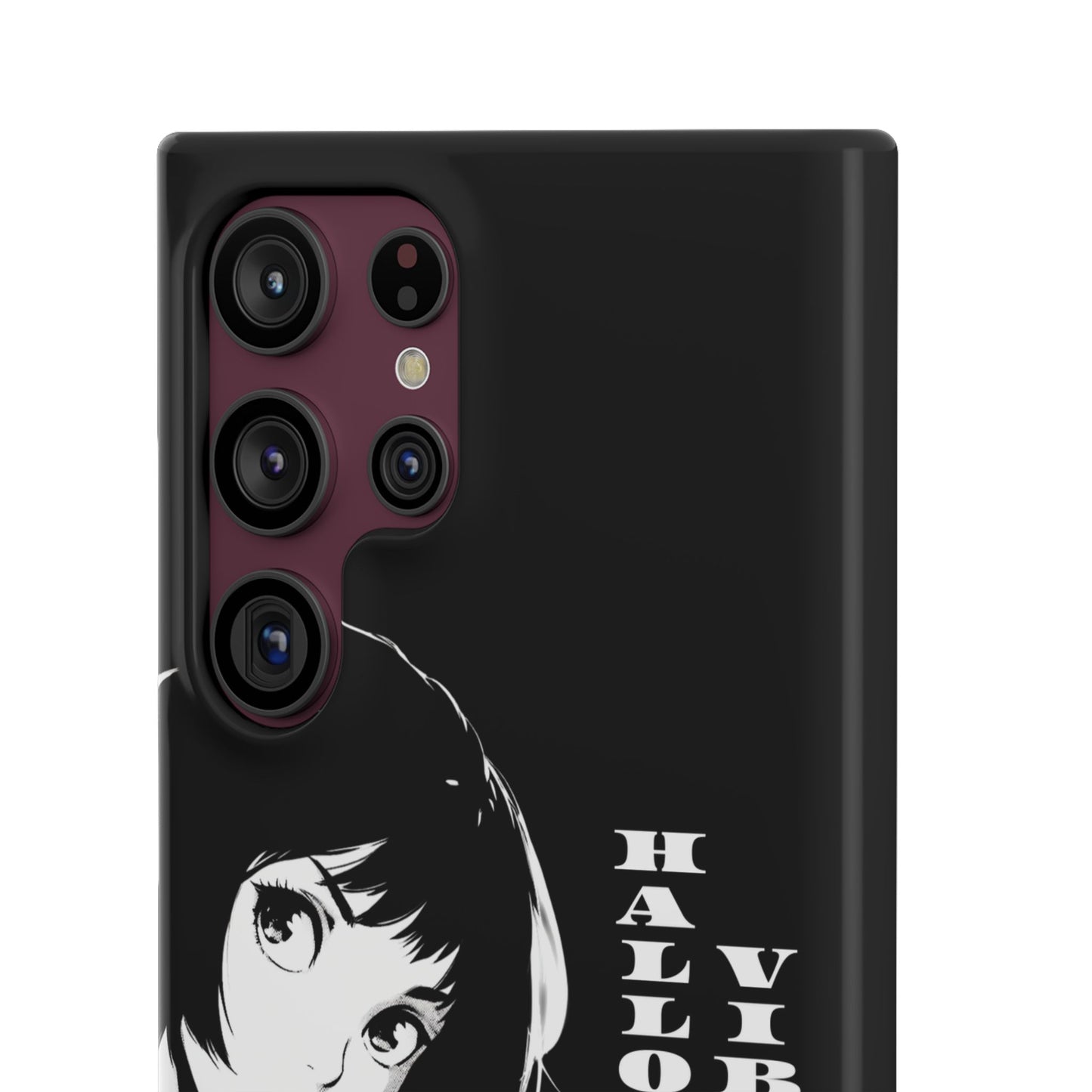 Halloween Vibes Snap Case Black and White Protective Phone Cover for iPhone and Samsung
