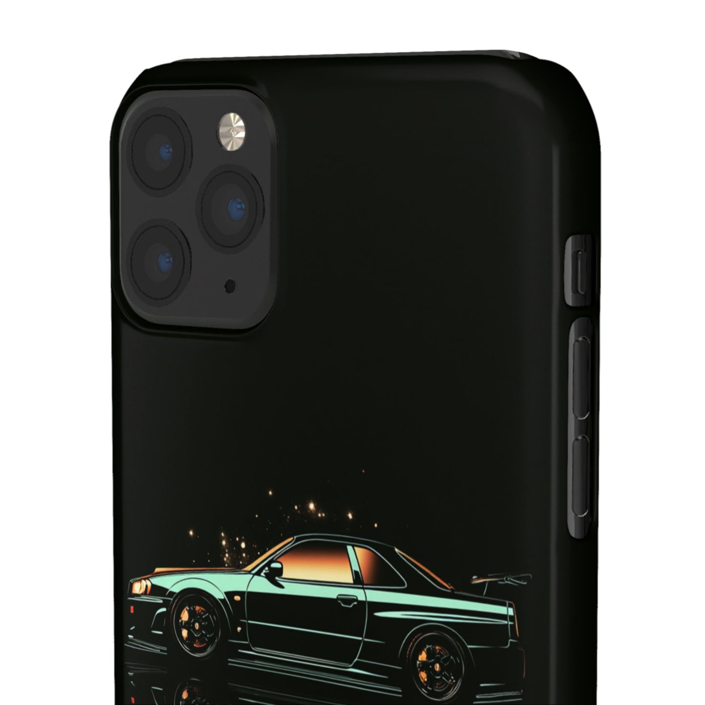 Green Skyleine R34 GTR Art Snap Case and Protective Phone Cover For iPhone and Samsung