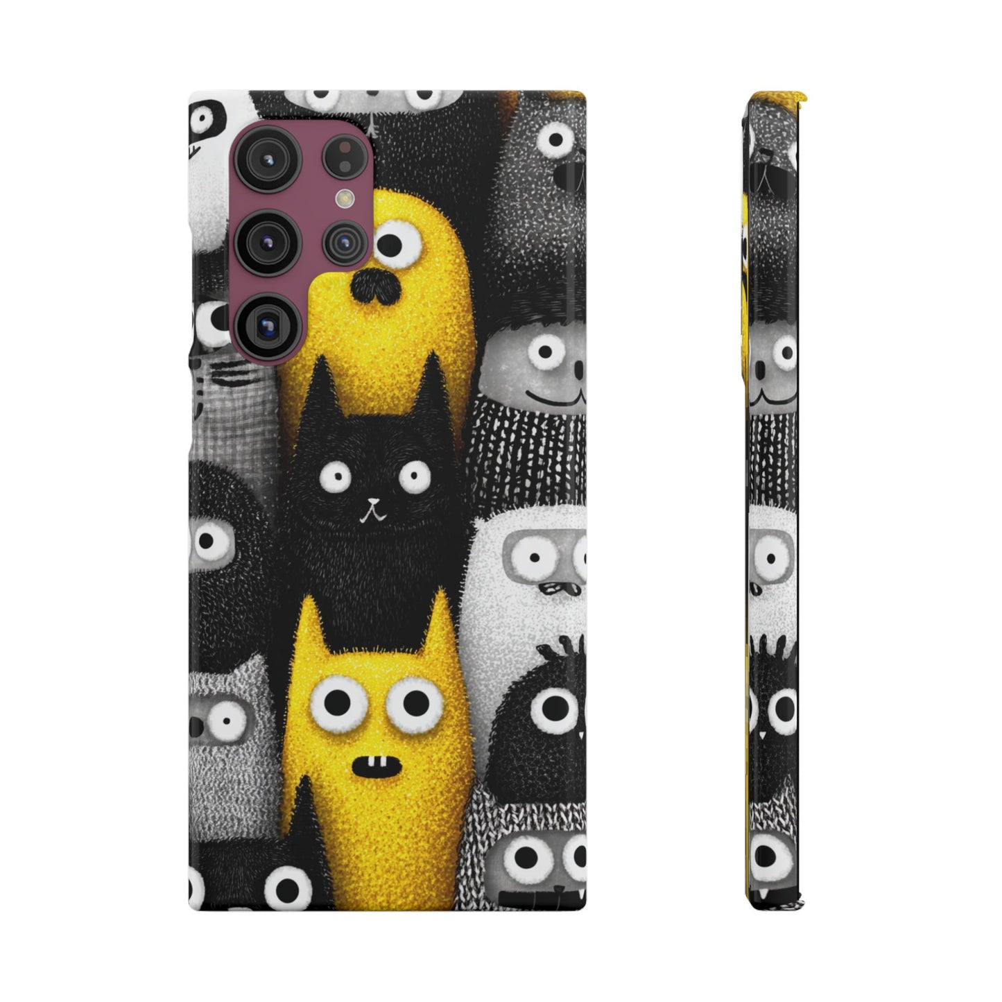 Colorful Character Snap Cases, Cute Phone Cover, Unique Gift for Kids, Fun Accessory, Perfect for Birthdays, Holidays