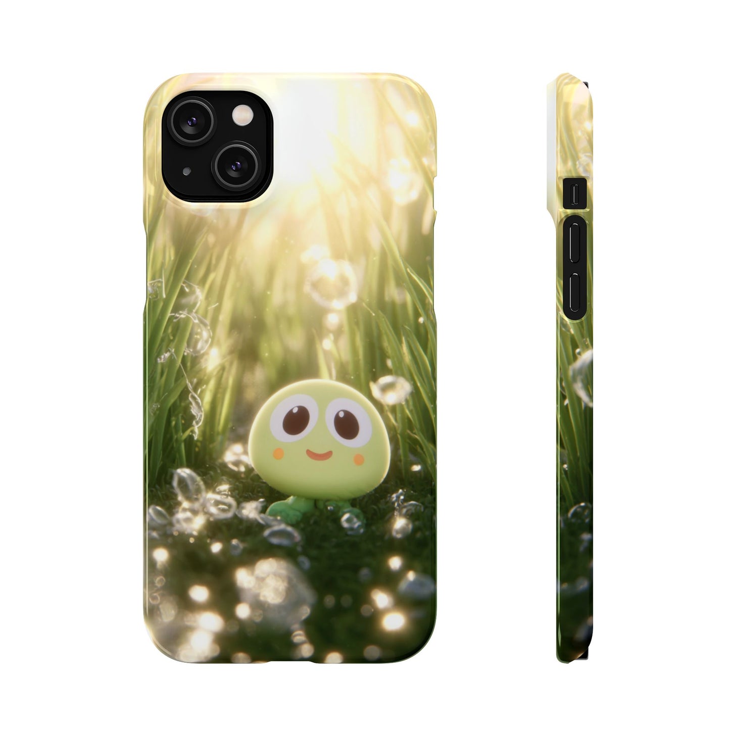 Cute Nature-Inspired Snap Case, Cartoon Phone Cover, Eco-Friendly Gift, Fun Accessory, Personalized Phone Case, Nature Lover's Gift