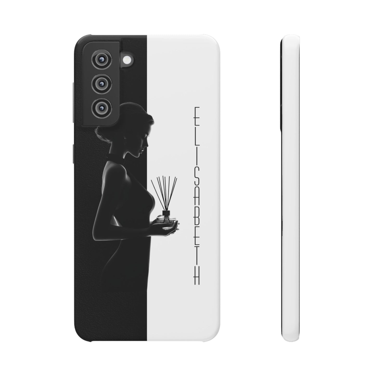 Custom Black and White Snap Case for Women Phone Cover for iPhone and Samsung
