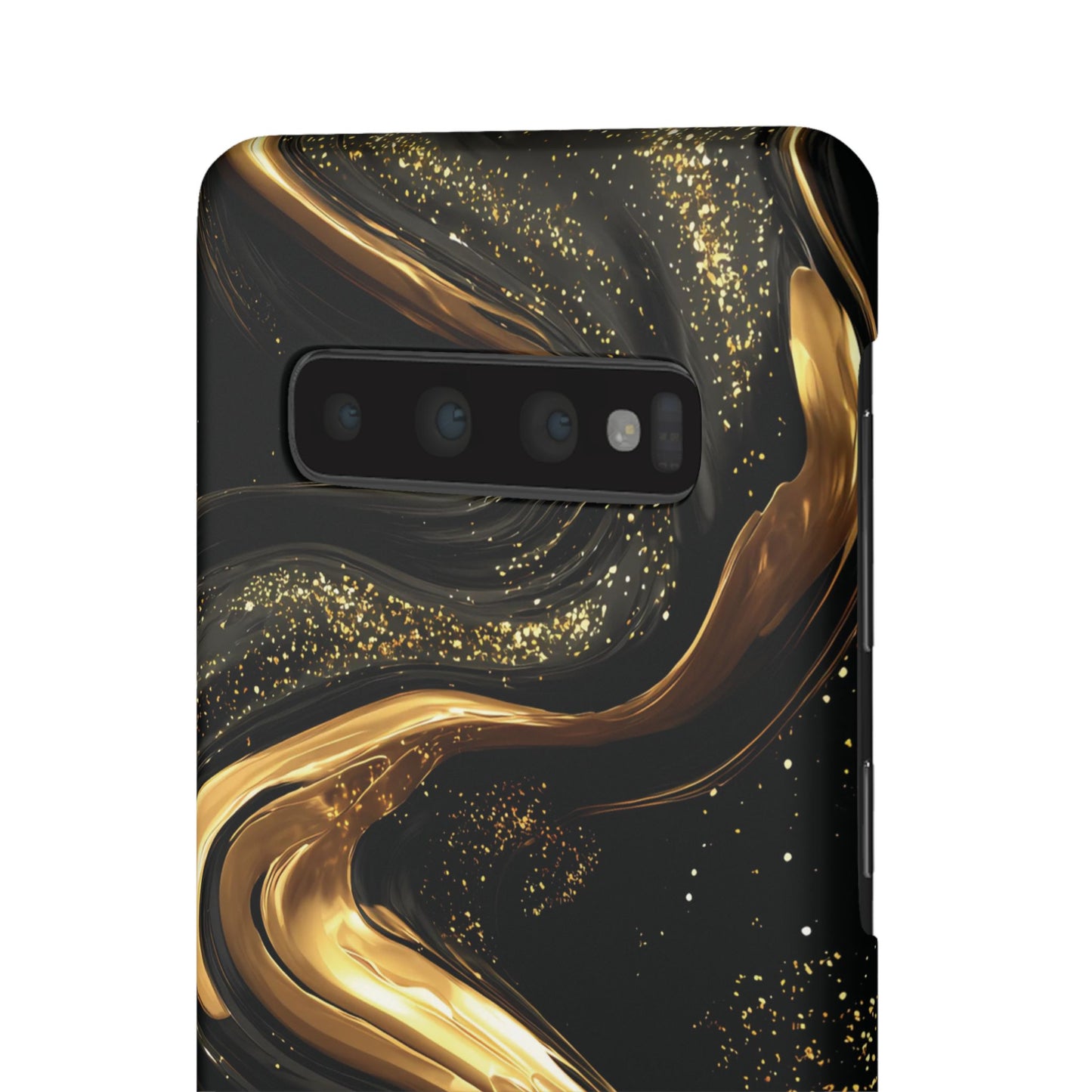 Elegant Gold Swirl Snap Case - Stylish Phone Cover, Modern Accessory, Gift for Her, Luxe Phone Case, Trendy Decor