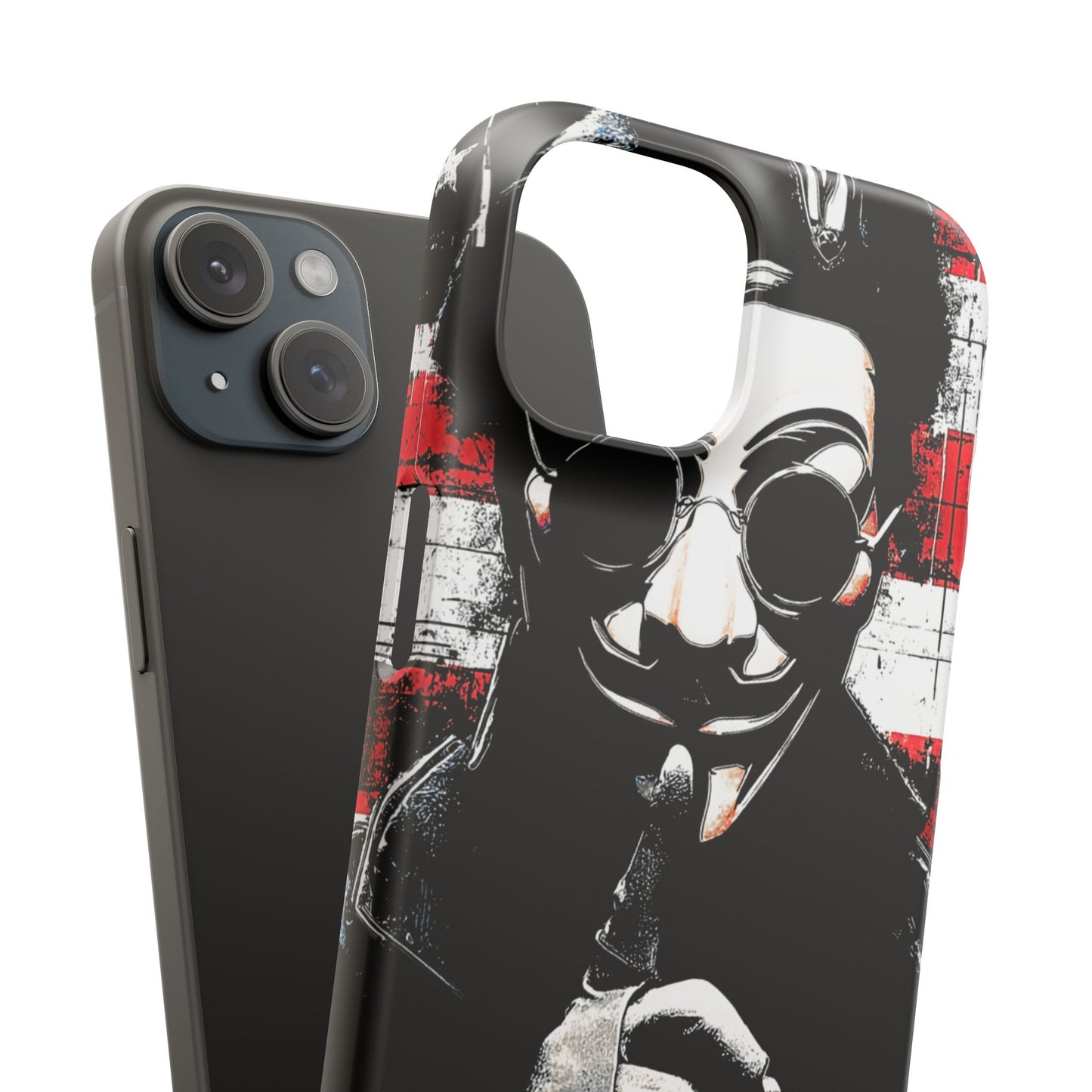Anonimous & Guy Fawkes Art Snap Case and Protective Phone Cover For iPhone and Samsung