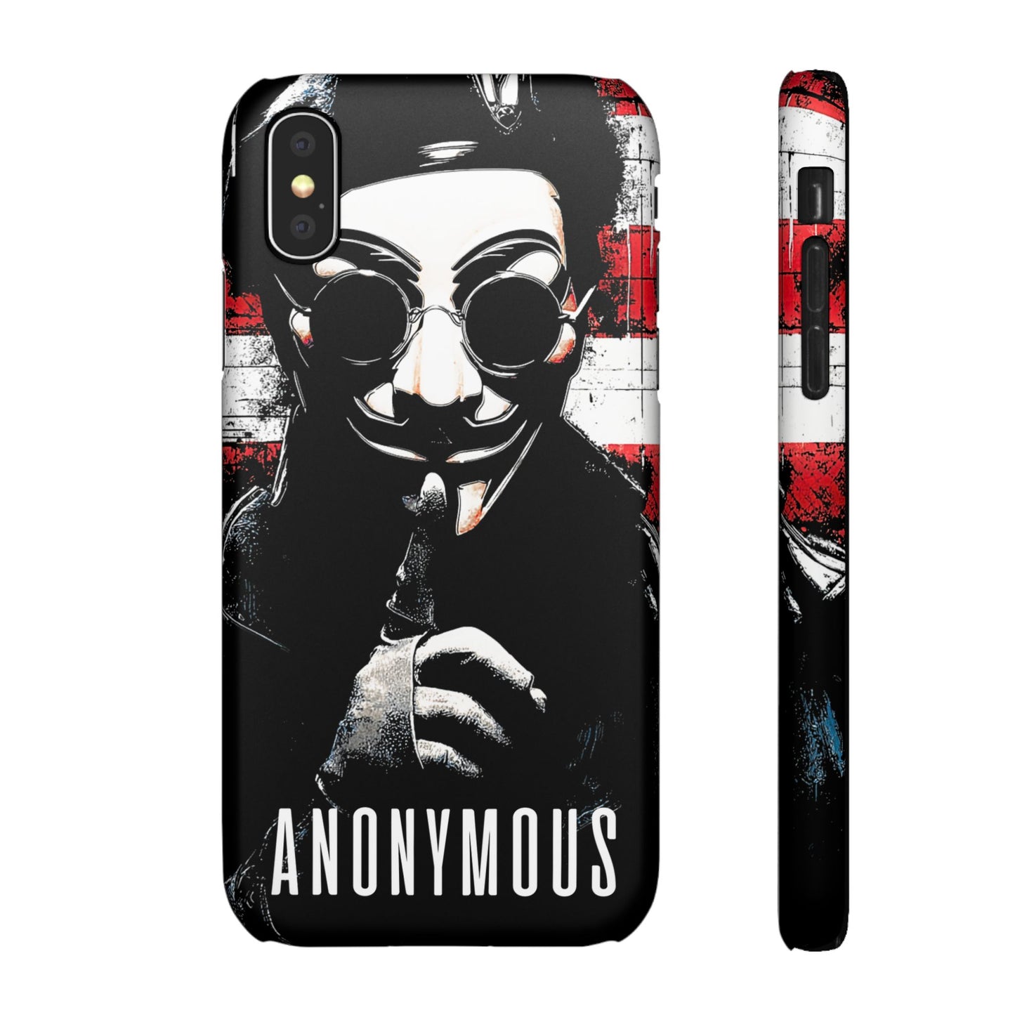 Anonimous & Guy Fawkes Art Snap Case and Protective Phone Cover For iPhone and Samsung