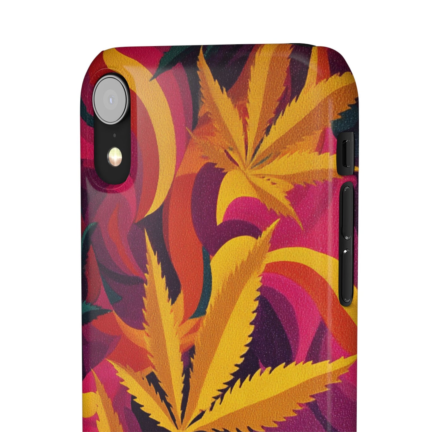 Autumn Vibe Cannabis Snap Case for IPhones and Samsungs Custom