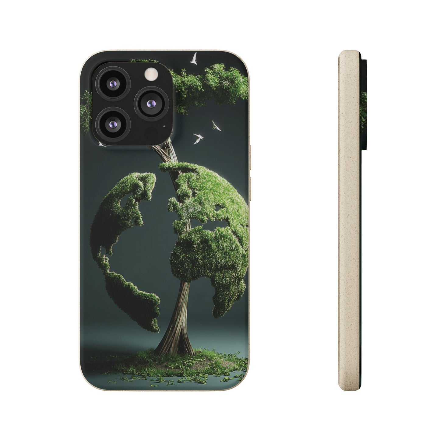 Eco-Friendly Phone Case with Nature Design, Sustainable iPhone Cover, Biodegradable Cellphone Accessories, Green Earth Gift, Earth Day [...]