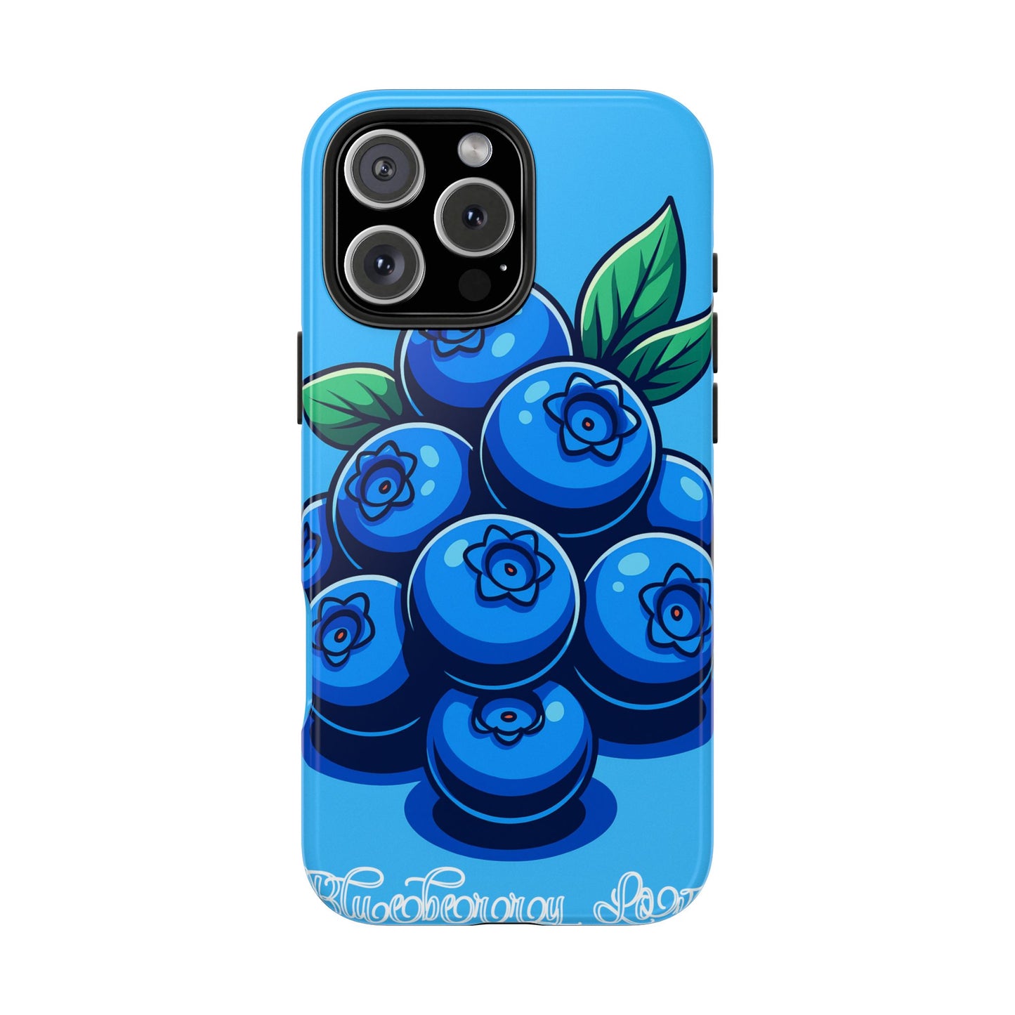 iPhone 17 Blueberry Delight Tough Phone Case, Cute Phone Cover, Fruit Lover Gift, Durable Phone Protector, Unique Smartphone Accessories