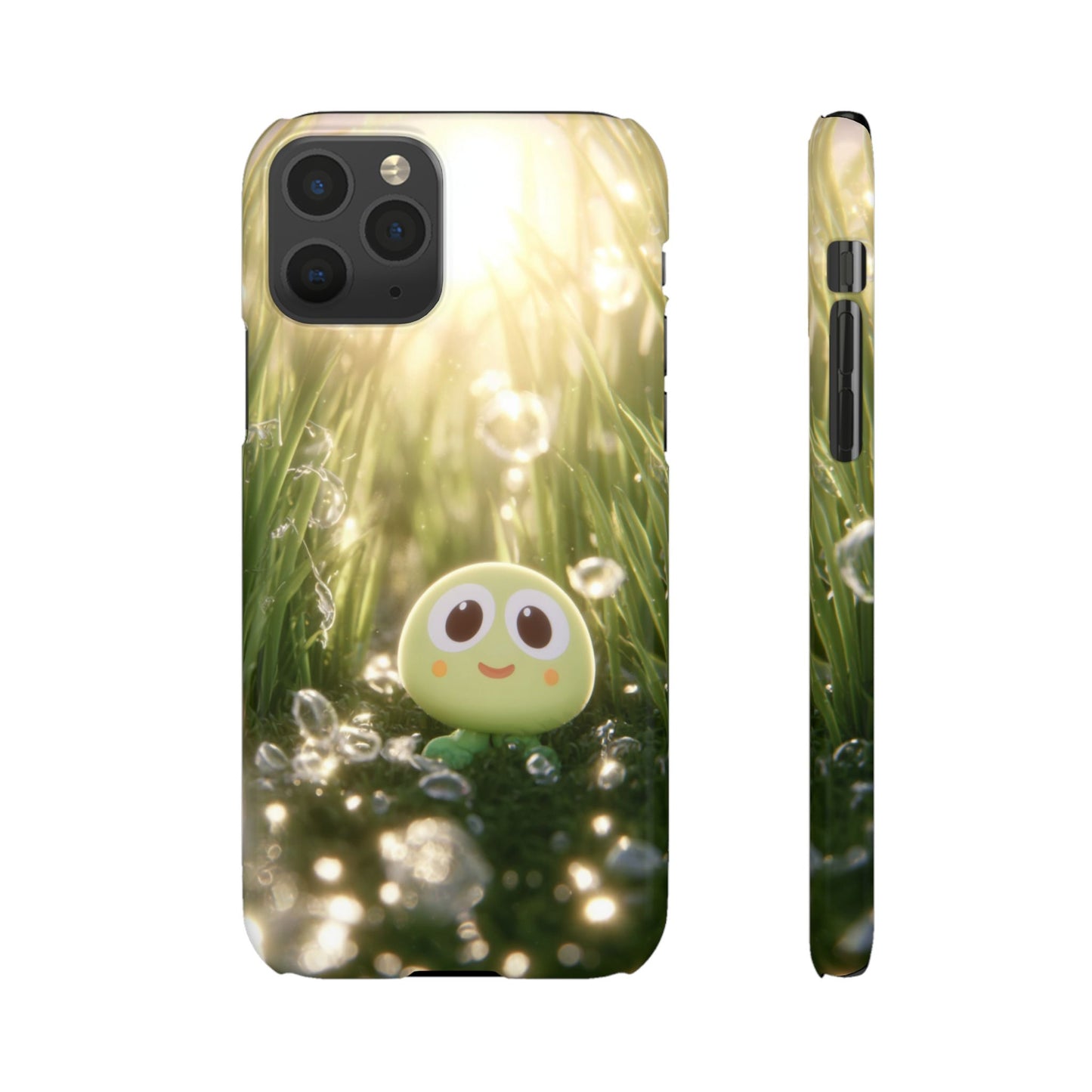 Cute Nature-Inspired Snap Case, Cartoon Phone Cover, Eco-Friendly Gift, Fun Accessory, Personalized Phone Case, Nature Lover's Gift