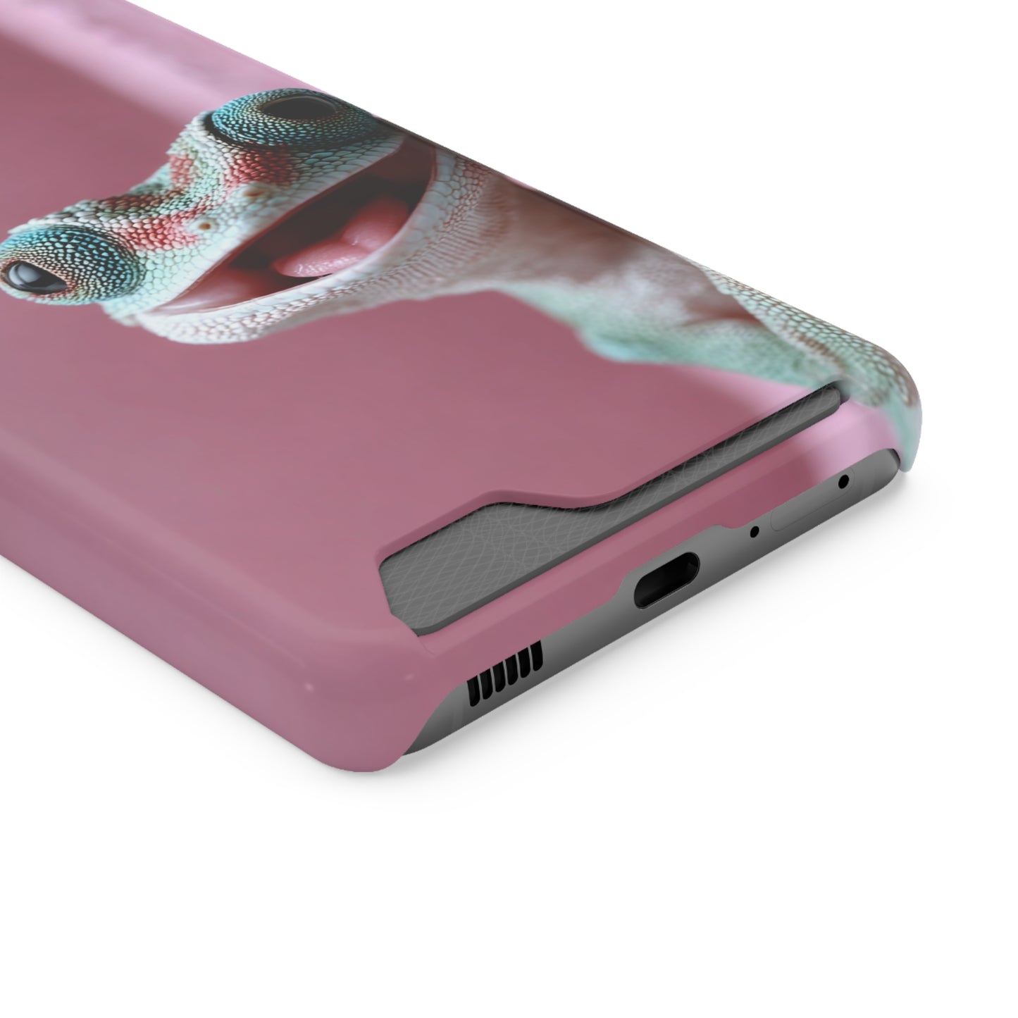 Whimsical Phone Case with Card Holder - Cute Gecko Design, Fun Gift for Kids, Stylish Accessory for Everyday Use, Perfect for [...]