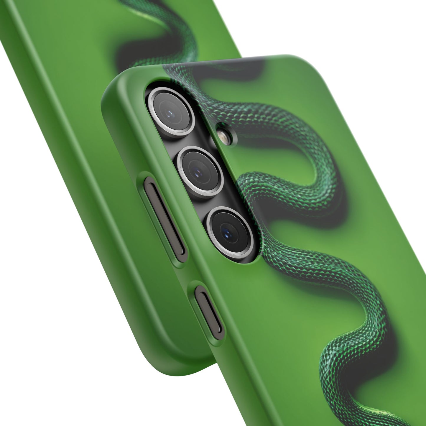 Green Snake Snap Case for iPhone, Stylish Phone Cover, Unique Gift, Trendy Accessory, Birthday, Nature Lover's Phone Case