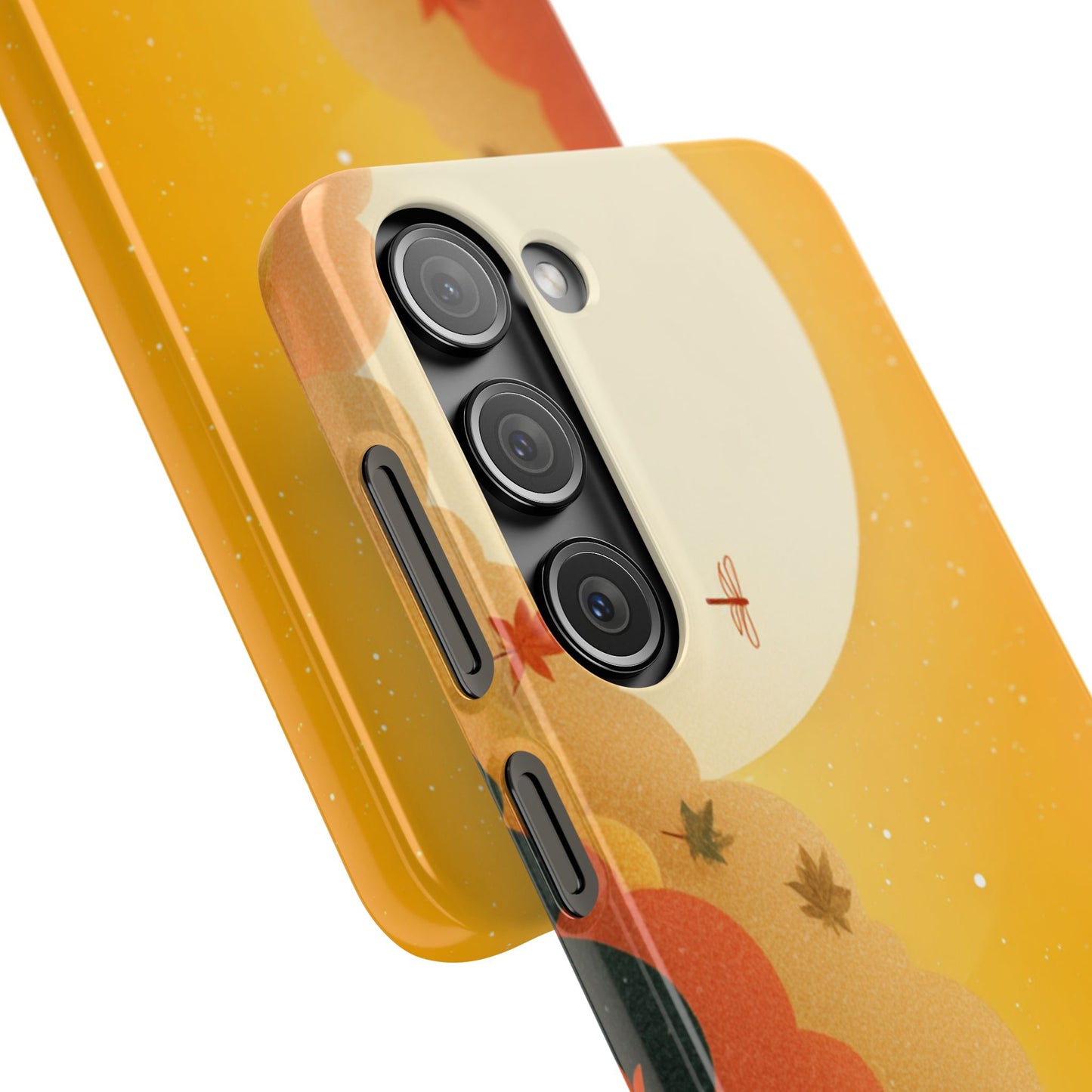 Autumn Sunset Snap Case, Fall Phone Cover, Nature-Themed Accessory, Gift for Her, Seasonal Aesthetic
