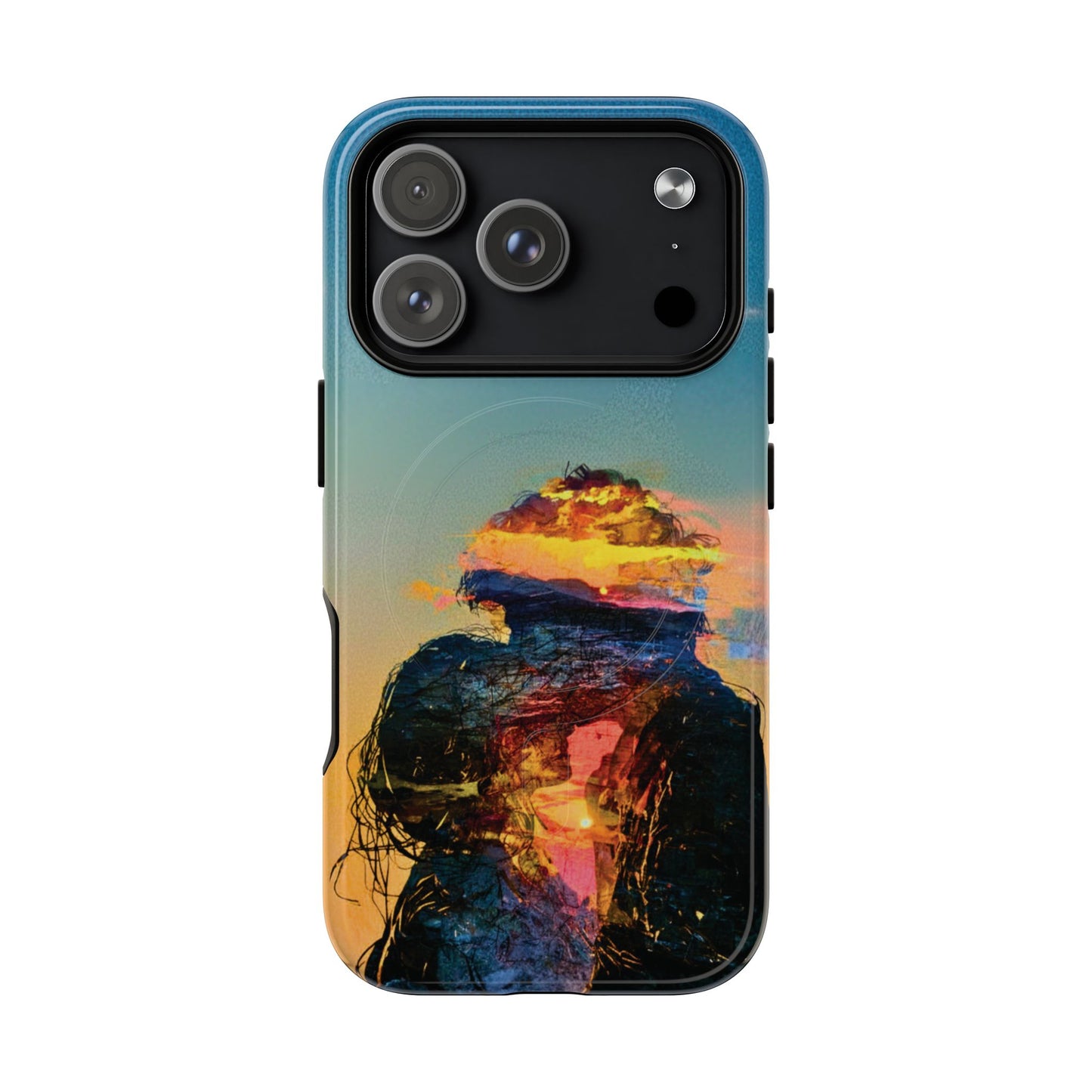Abstract Sunset Silhouette Tough Magnetic Phone Case