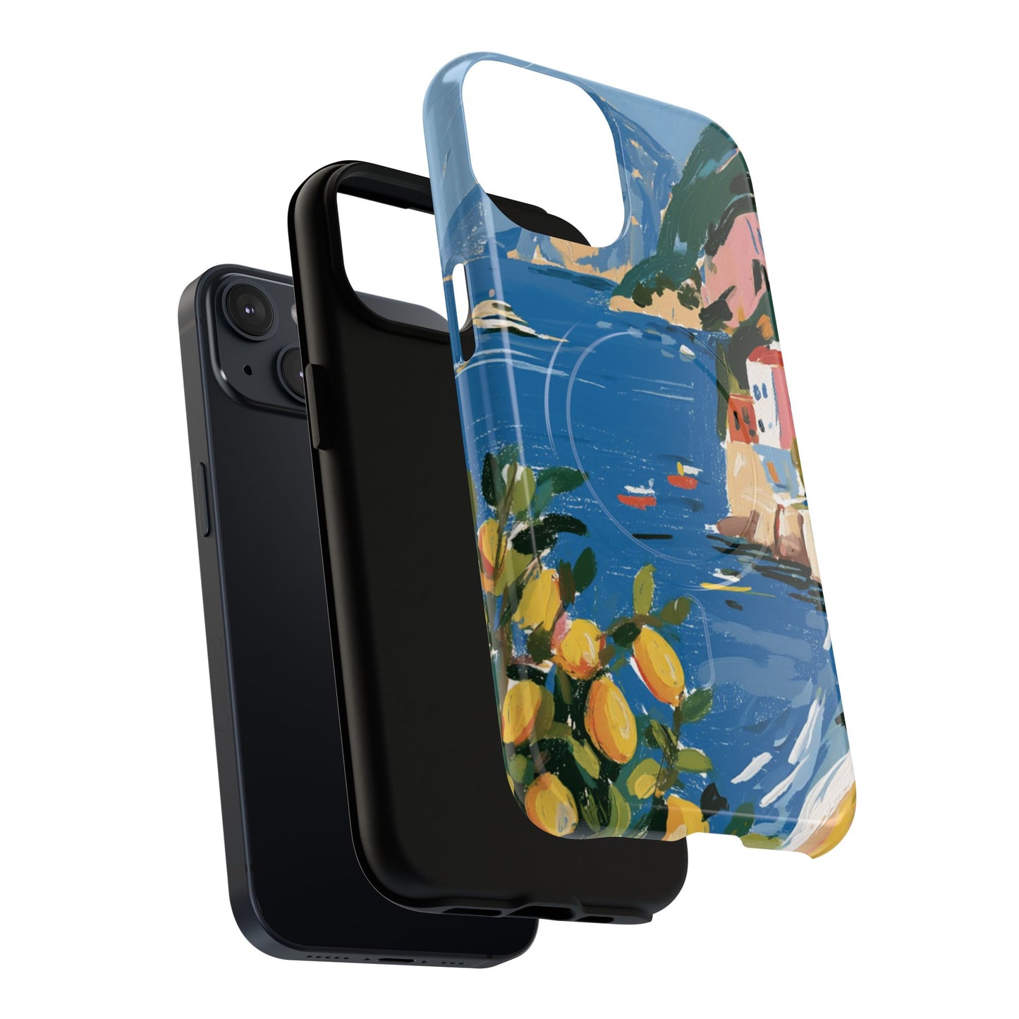 Mediterranean Coastal Phone Case – Tough Magnetic Protective Cover