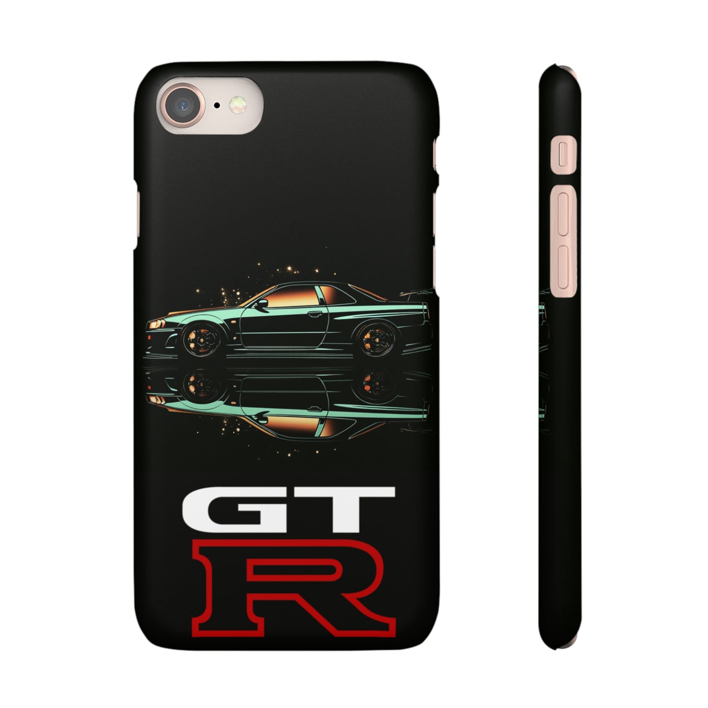 Green Skyleine R34 GTR Art Snap Case and Protective Phone Cover For iPhone and Samsung