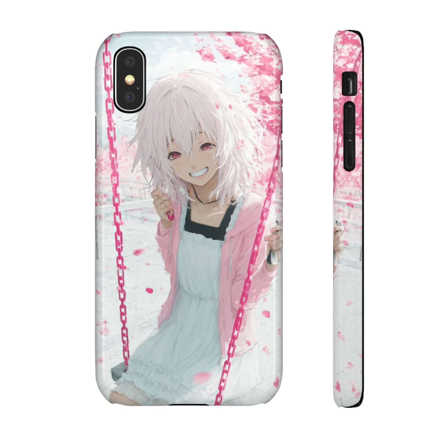 Anime Character Snap Cases for Phone, Cute Aesthetic Phone Cover, Gifts for Otaku, Floral Design, Unique Phone Cases